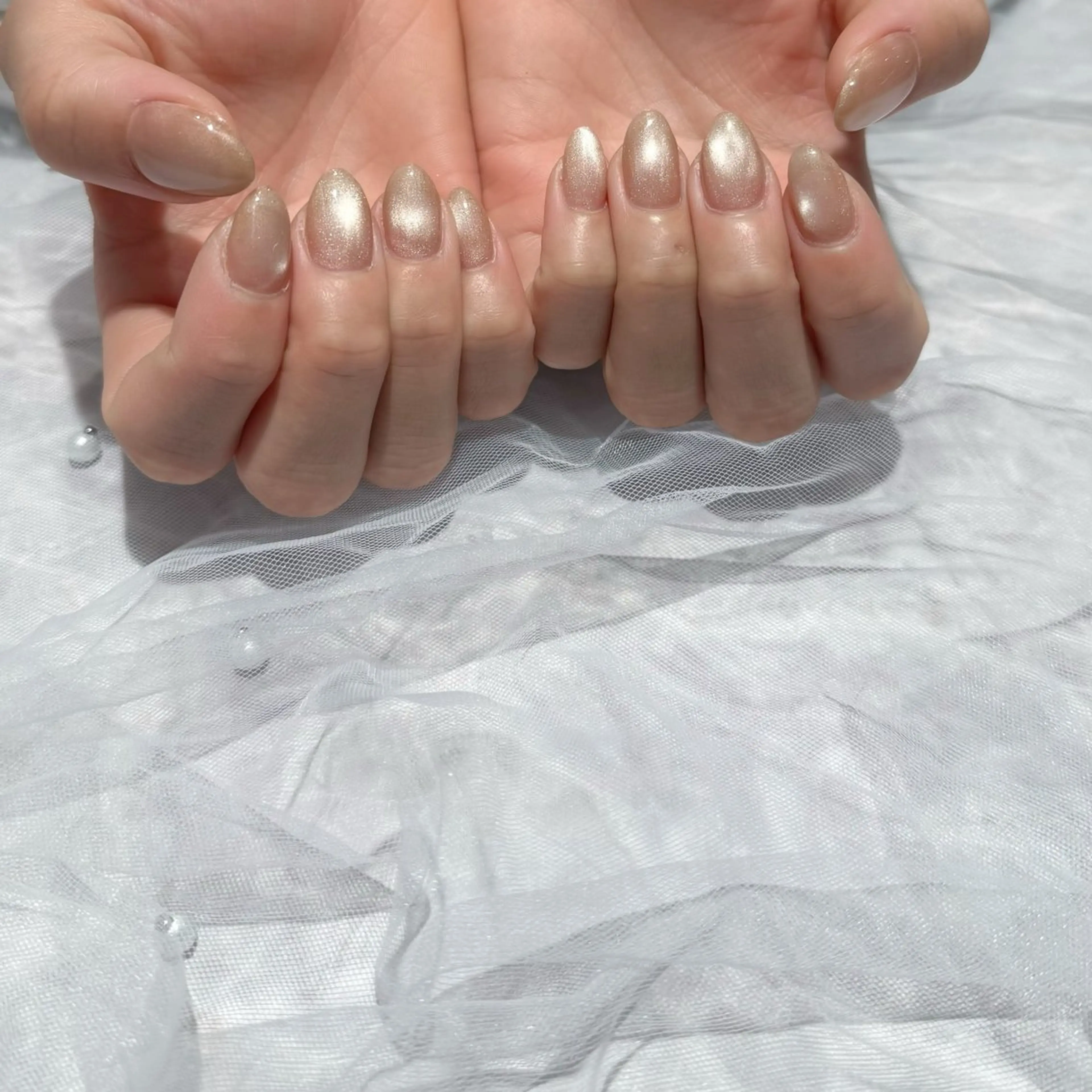 ネイル ハンドネイル mau🩵nail 堺筋本町｜心斎橋のネイルデザイン