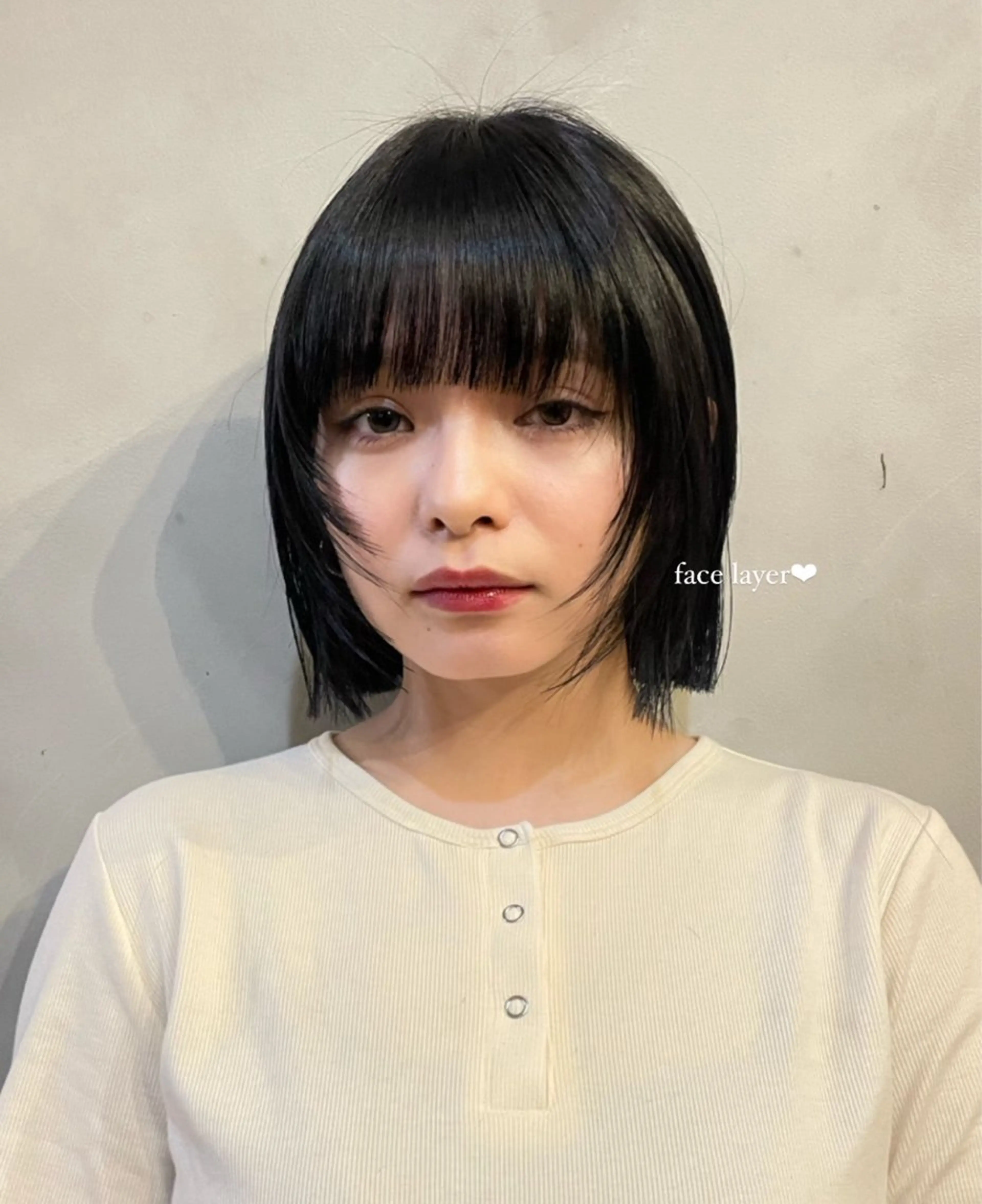 ショート ボブ レイヤーカット tete nico所属・似合わせ/ヘアカラー nanami🌸のヘアスタイル