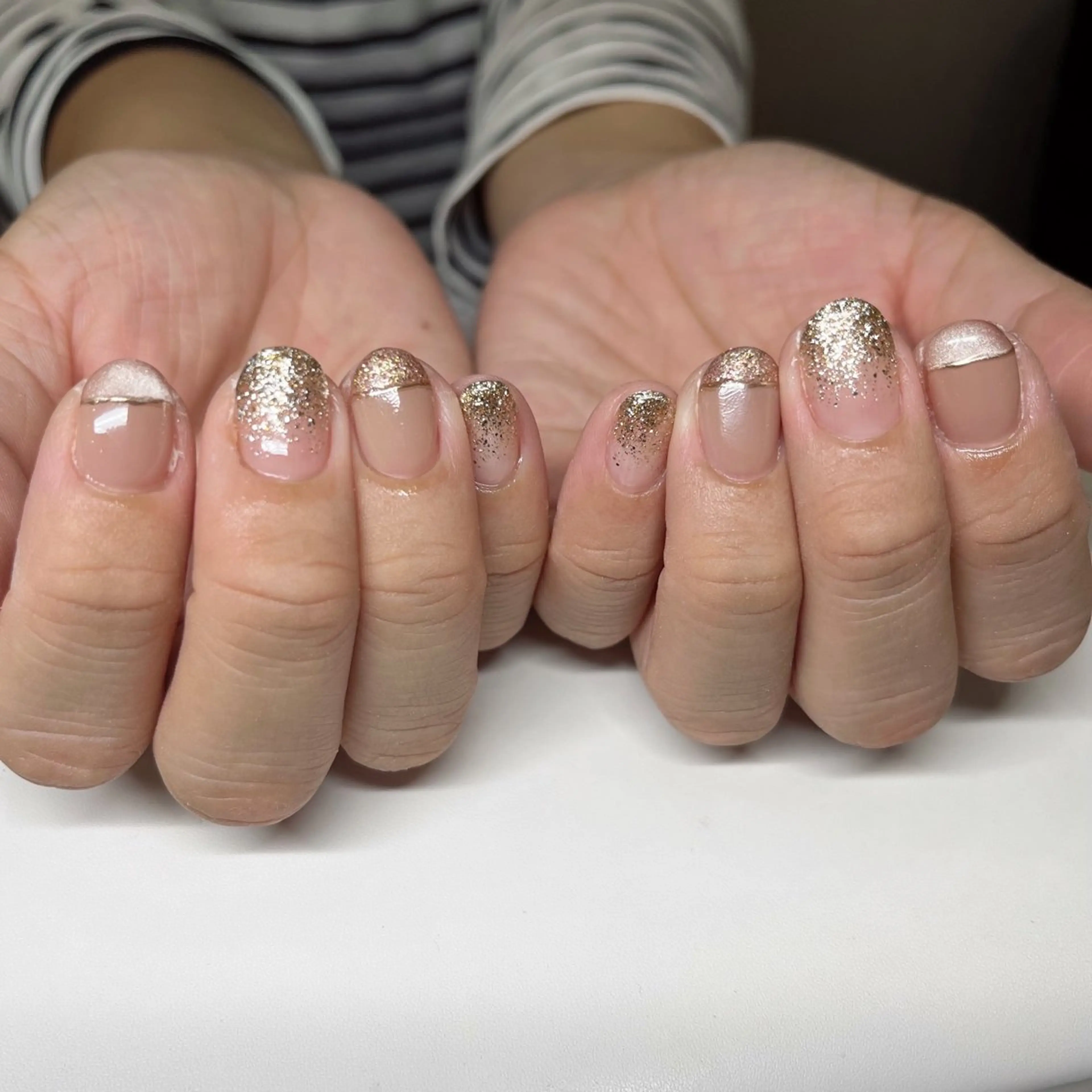 ネイル ピンク ピンクベージュ ハンドネイル arl nail💅yuriのネイルデザイン