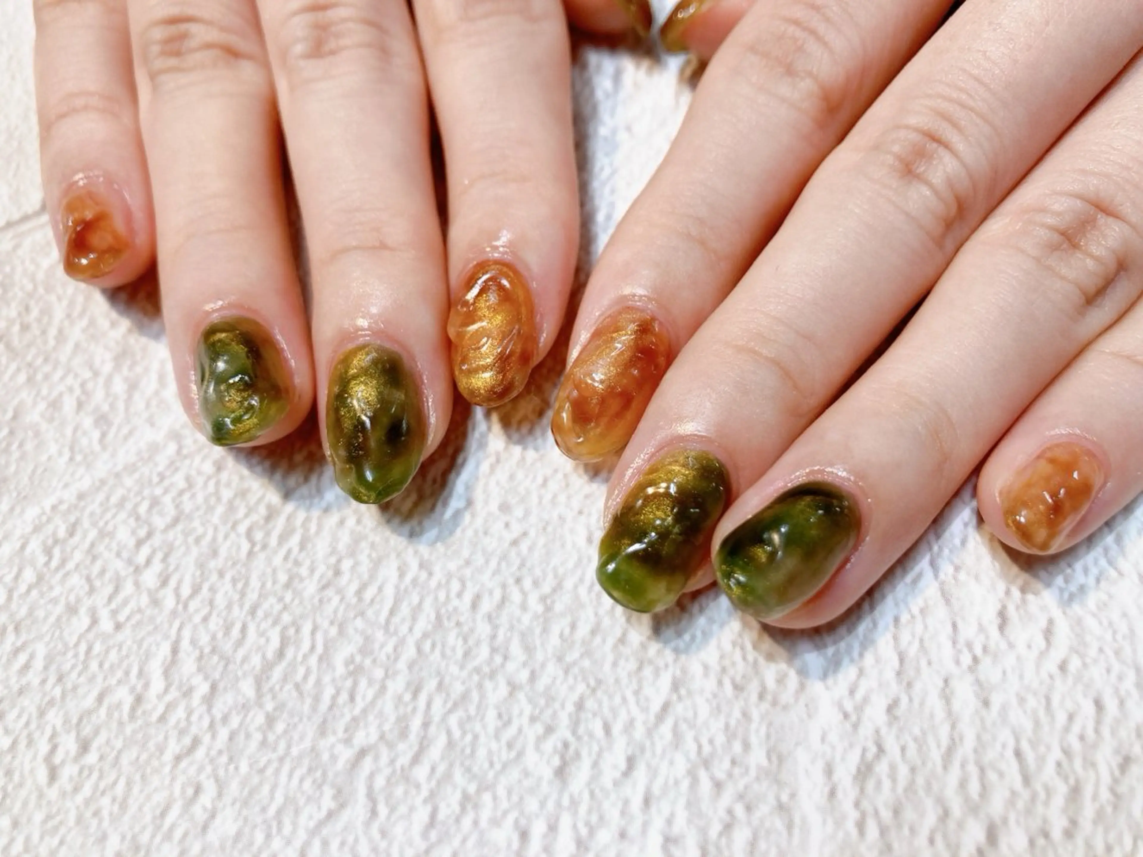 定額ネイル🍁チェックやツイードなど🧸トレンドシーズンデザイン【初回オフ無料】の写真