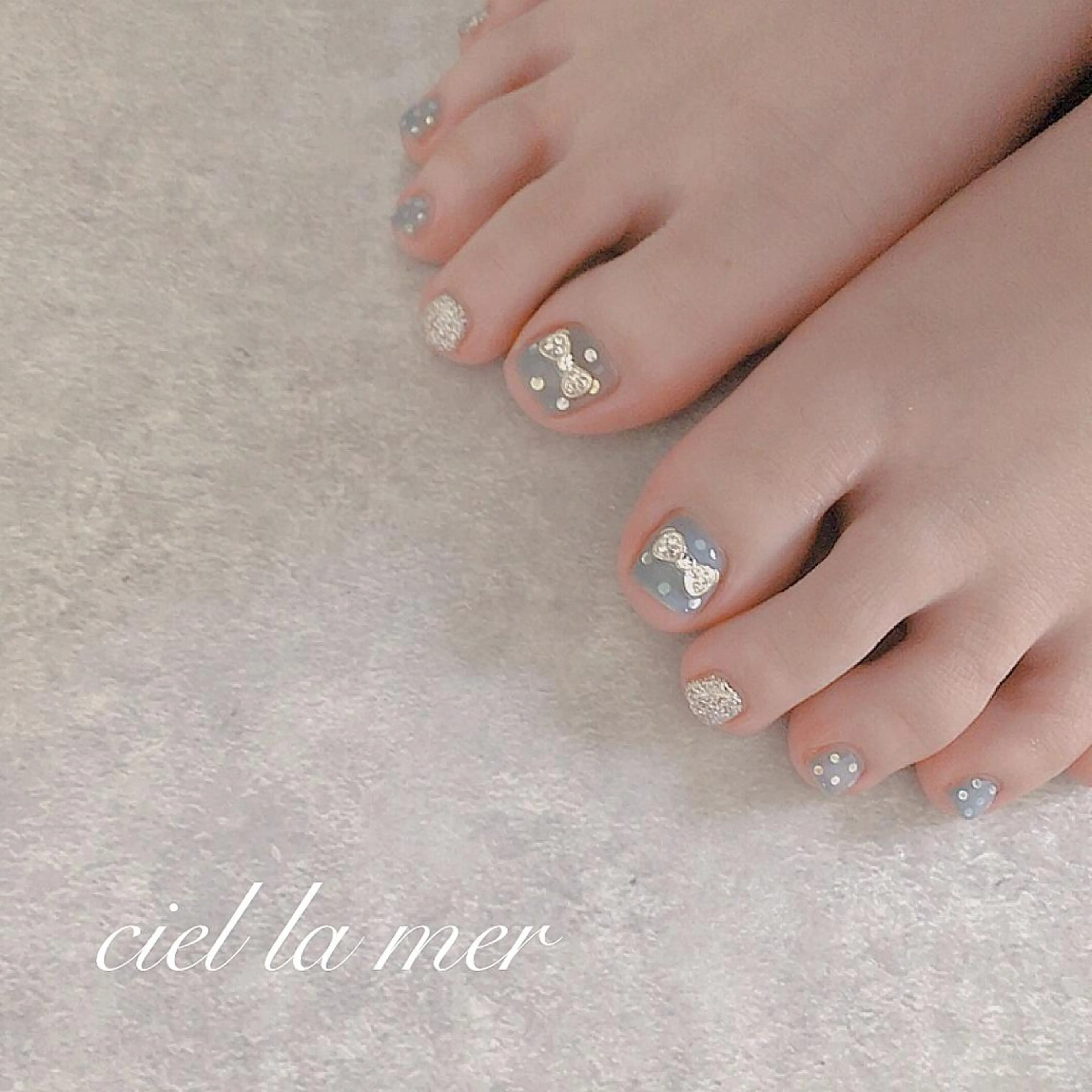 ネイル ハンドネイル フットネイル ciel la merのネイルデザイン