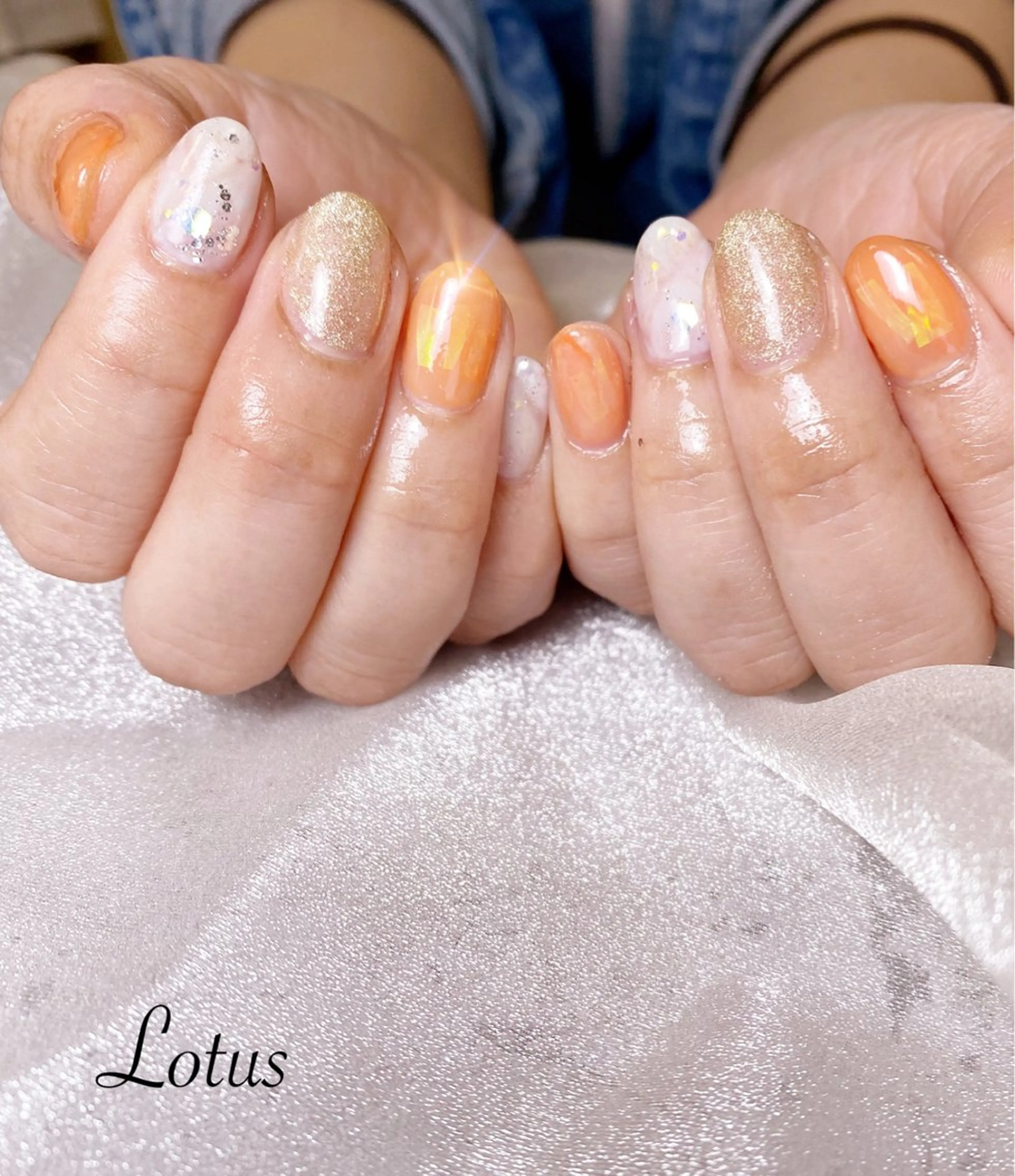 ネイル ハンドネイル ネイル＆脱毛 Lotus🌸のネイルデザイン