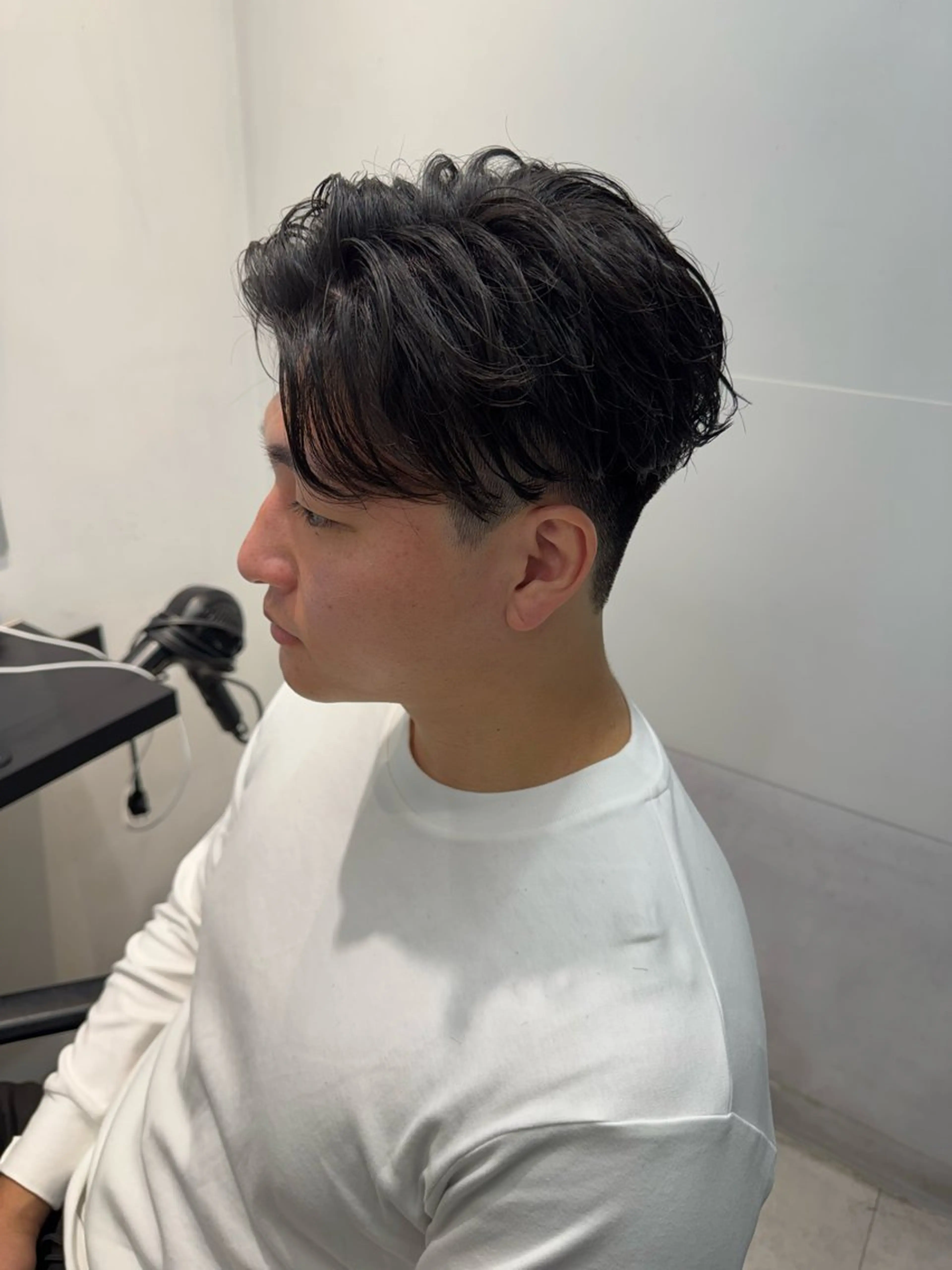 ショート パーマ ヘアアレンジ メンズ カット パーマ ヘアセット SALOWIN横浜店所属・🔥メンズ特化🔥 木村 祐太のヘアスタイル