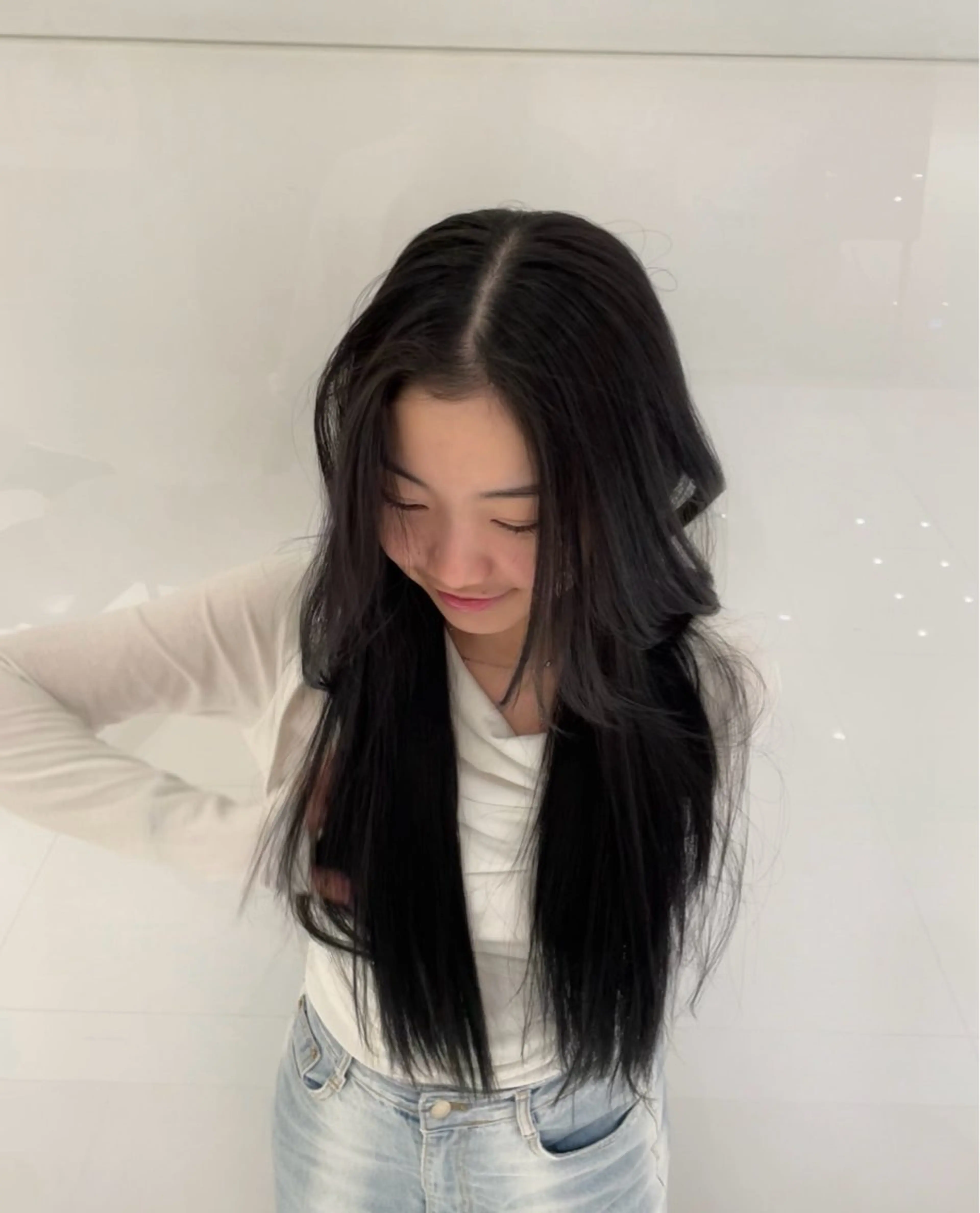 カラー ヘアカラー トリートメント 自然と惹かれる🪷 艶カラー/茉優♩のヘアスタイル