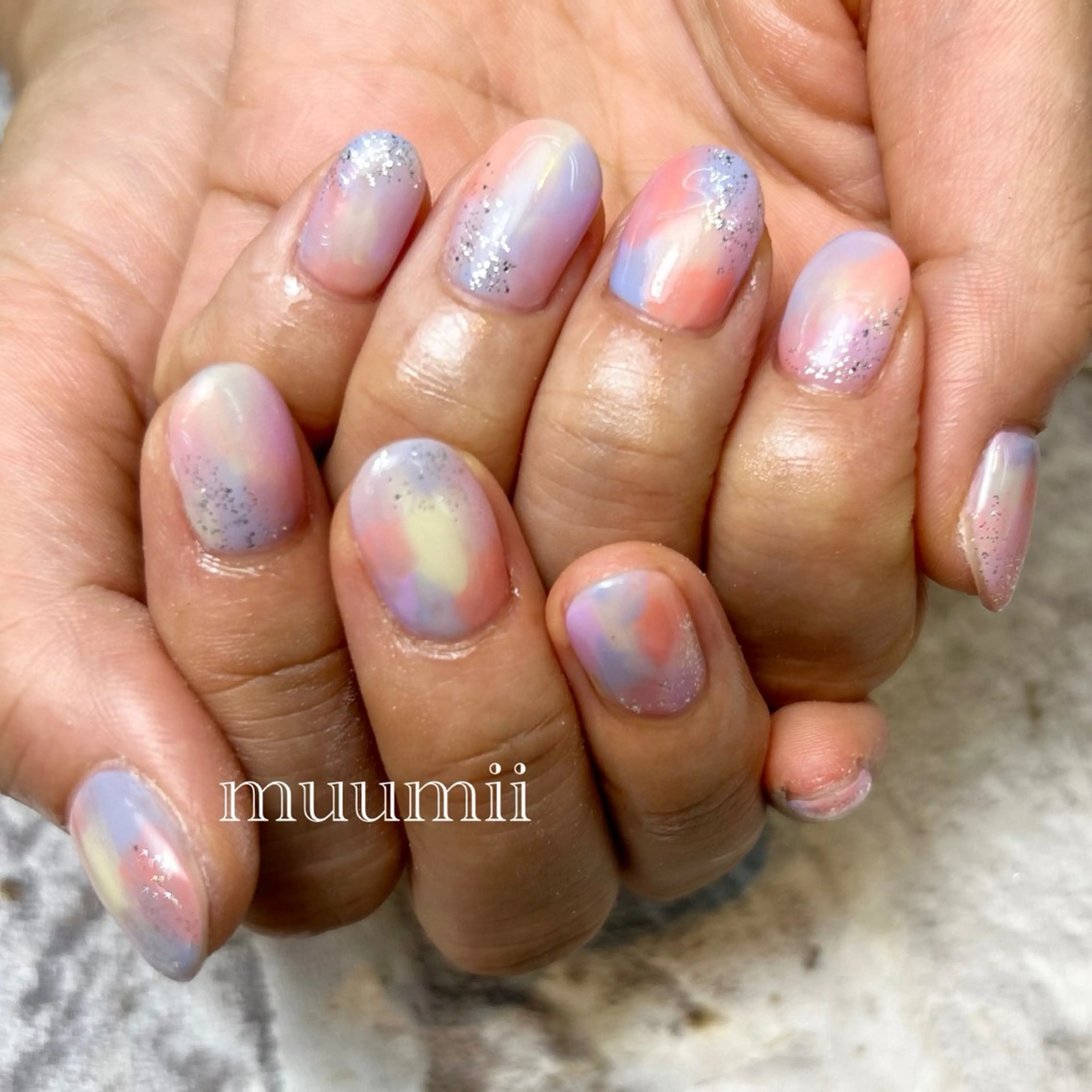 ネイル ハンドネイル ネイルサロンmuumii所属・東十条muumii ネイルまつ毛のネイルデザイン