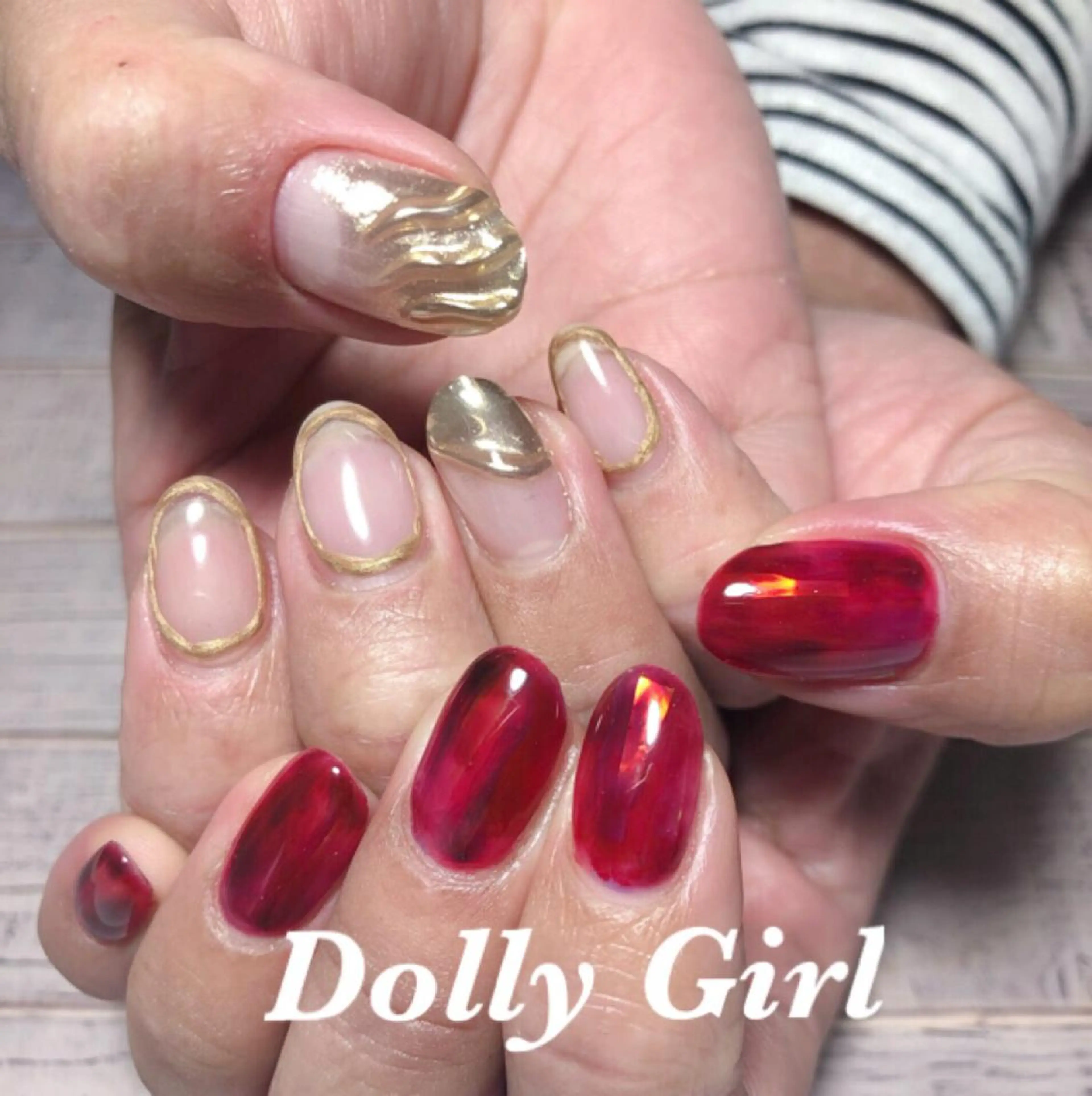 ネイル 個室ネイルサロンDolly  Girl〜ドーリーガール〜所属・DollyGirl KYOKOのネイルデザイン