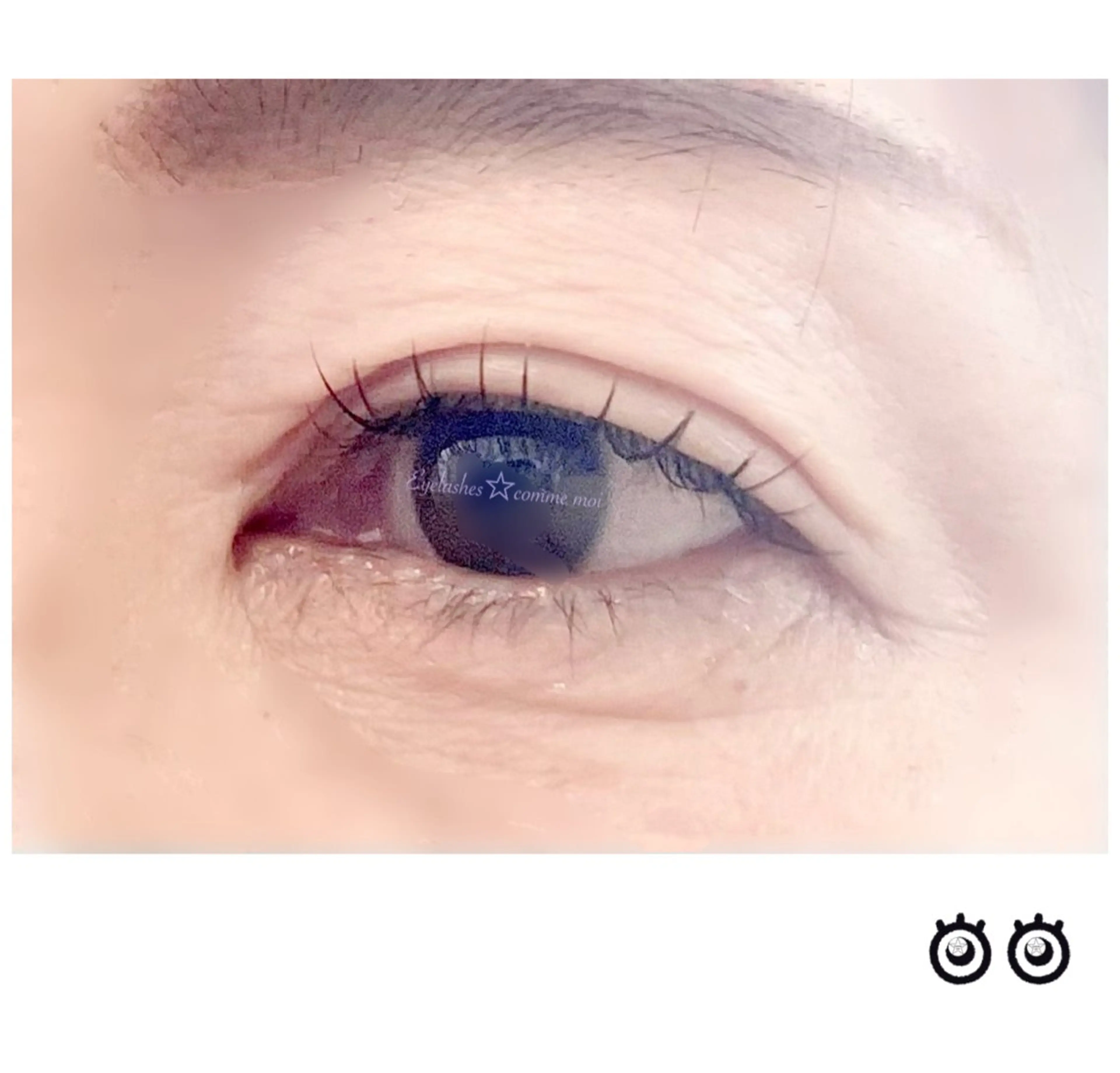 マツエク・マツパ フラットラッシュ マツエク hair lounge comme moi所属・TOMO☆ 高島平のマツエク・マツパデザイン