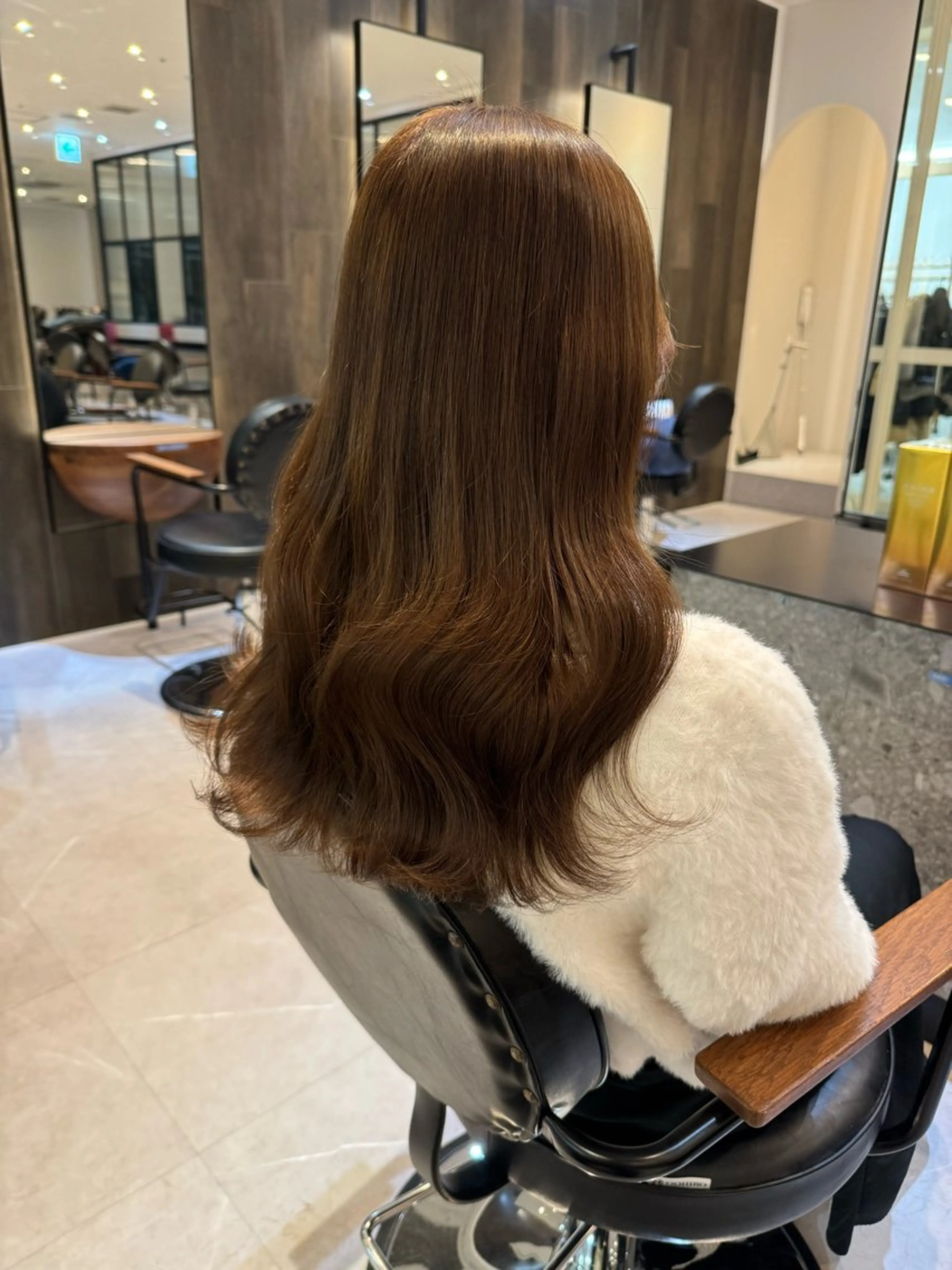 カラー ブラウンカラー ヘアカラー メンズ特化/ 透明感カラー/りなのヘアスタイル