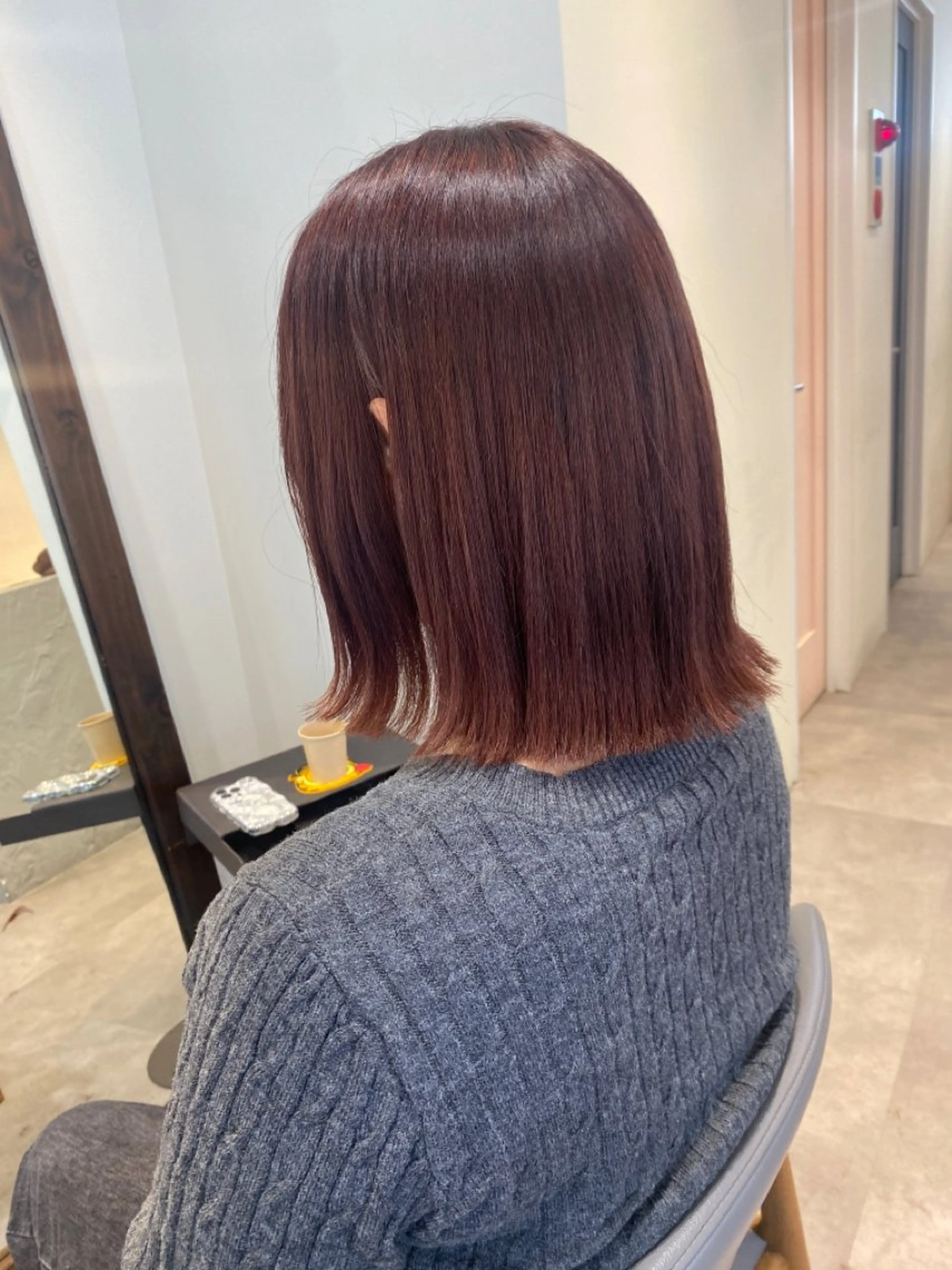 ミディアム カラー 当日予約大歓迎💗 依田瑞希のヘアスタイル