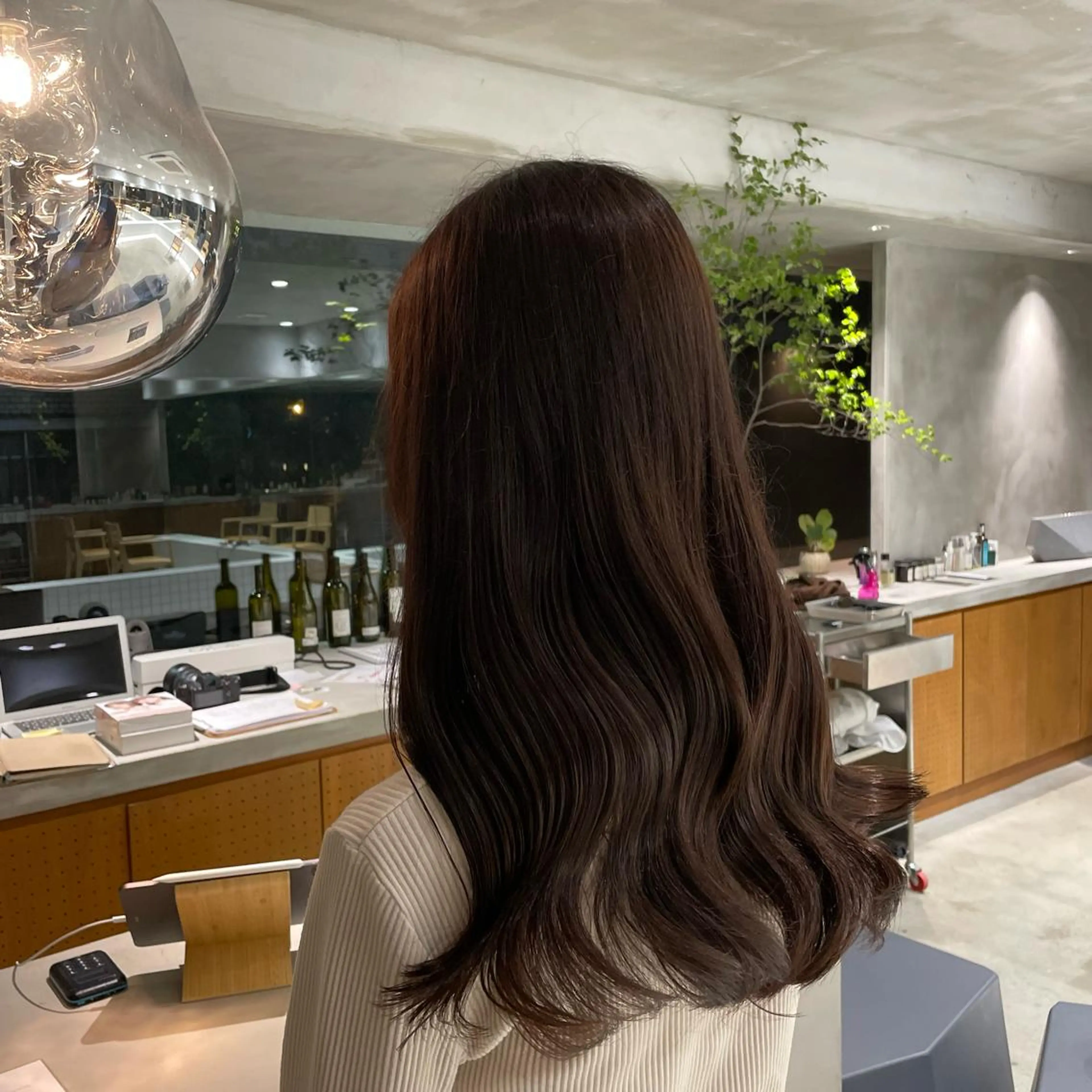 ロング カラー 後藤 香乃のヘアスタイル