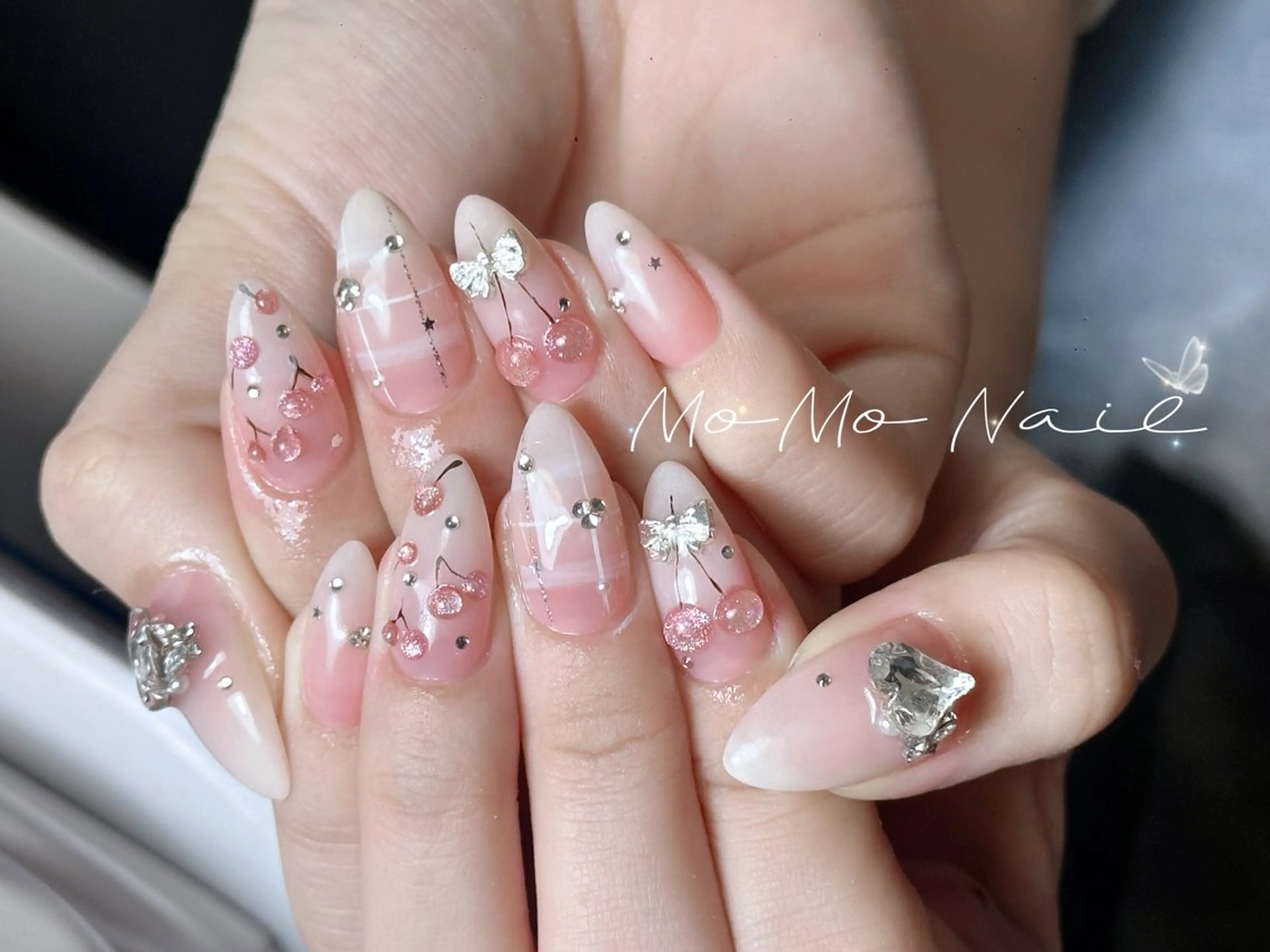 ネイル 春ネイル ハンドネイル MOMO nailのネイルデザイン