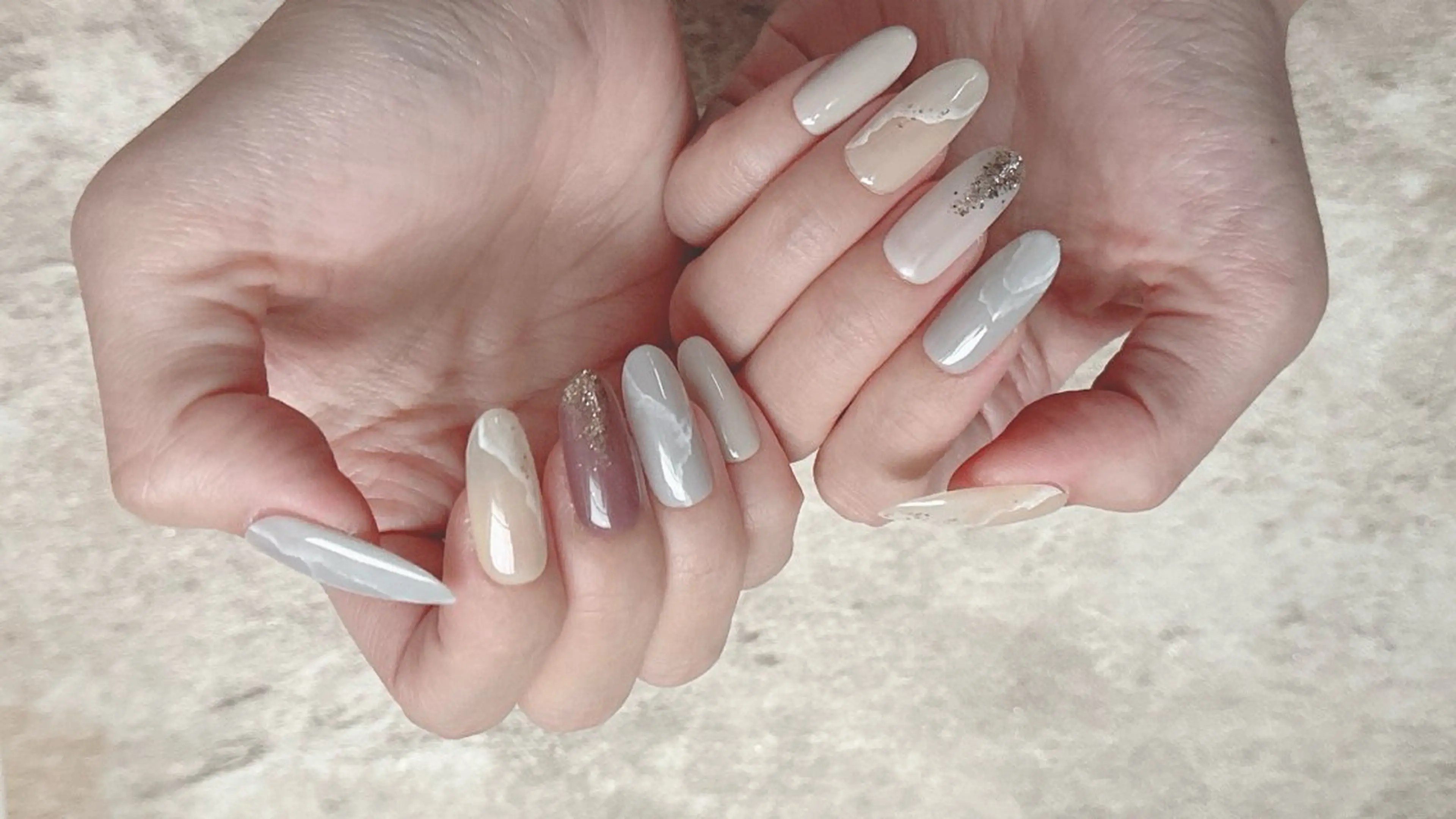 ロング amireux所属・チ まるこのネイルデザイン