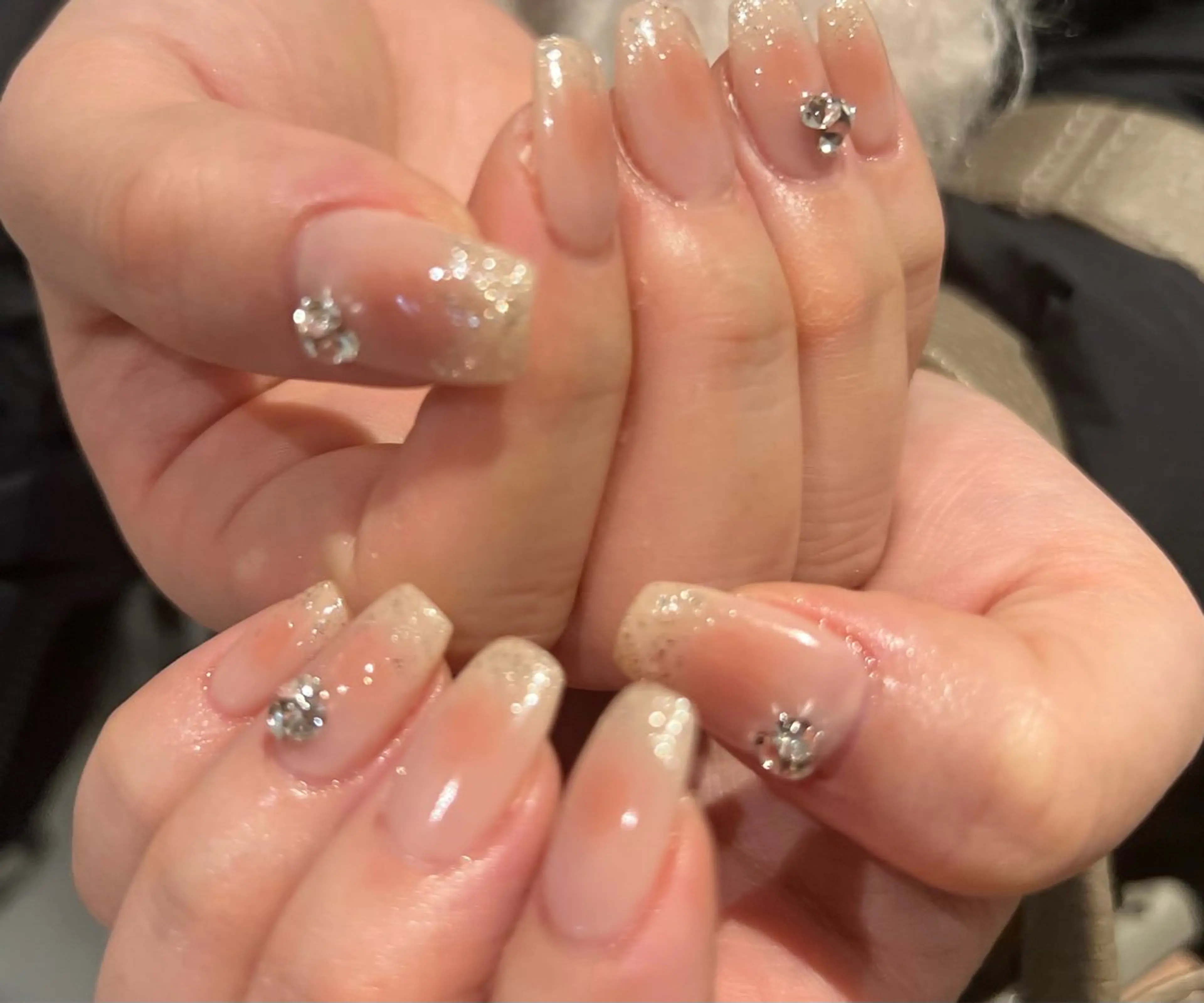 ネイル チークネイル 持ち込み Bianca大名店 yonekuraのネイルデザイン