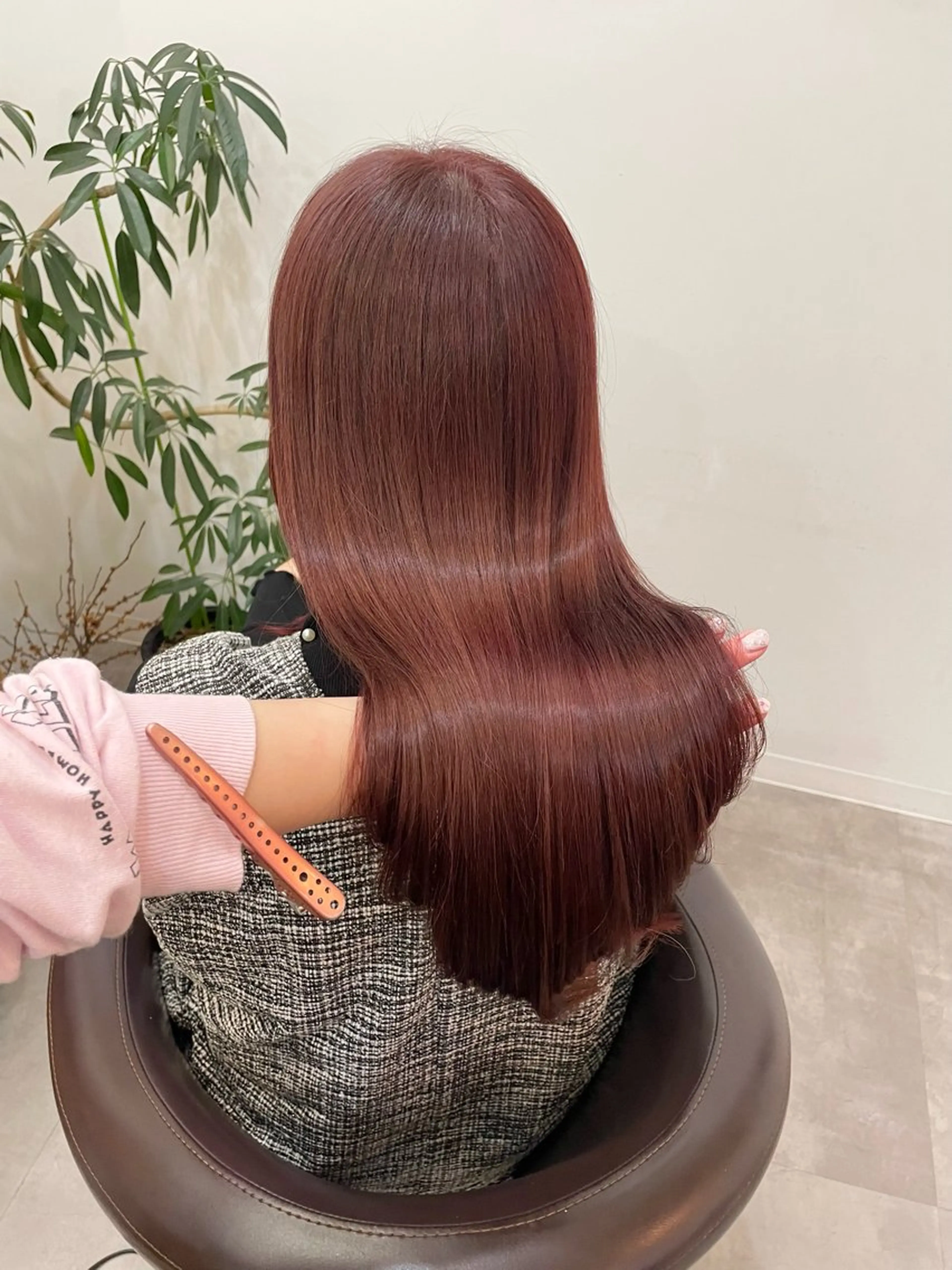 セミロング ヘアカラー LENA/原宿/ブリ ーチなしWカラー🌼のヘアスタイル