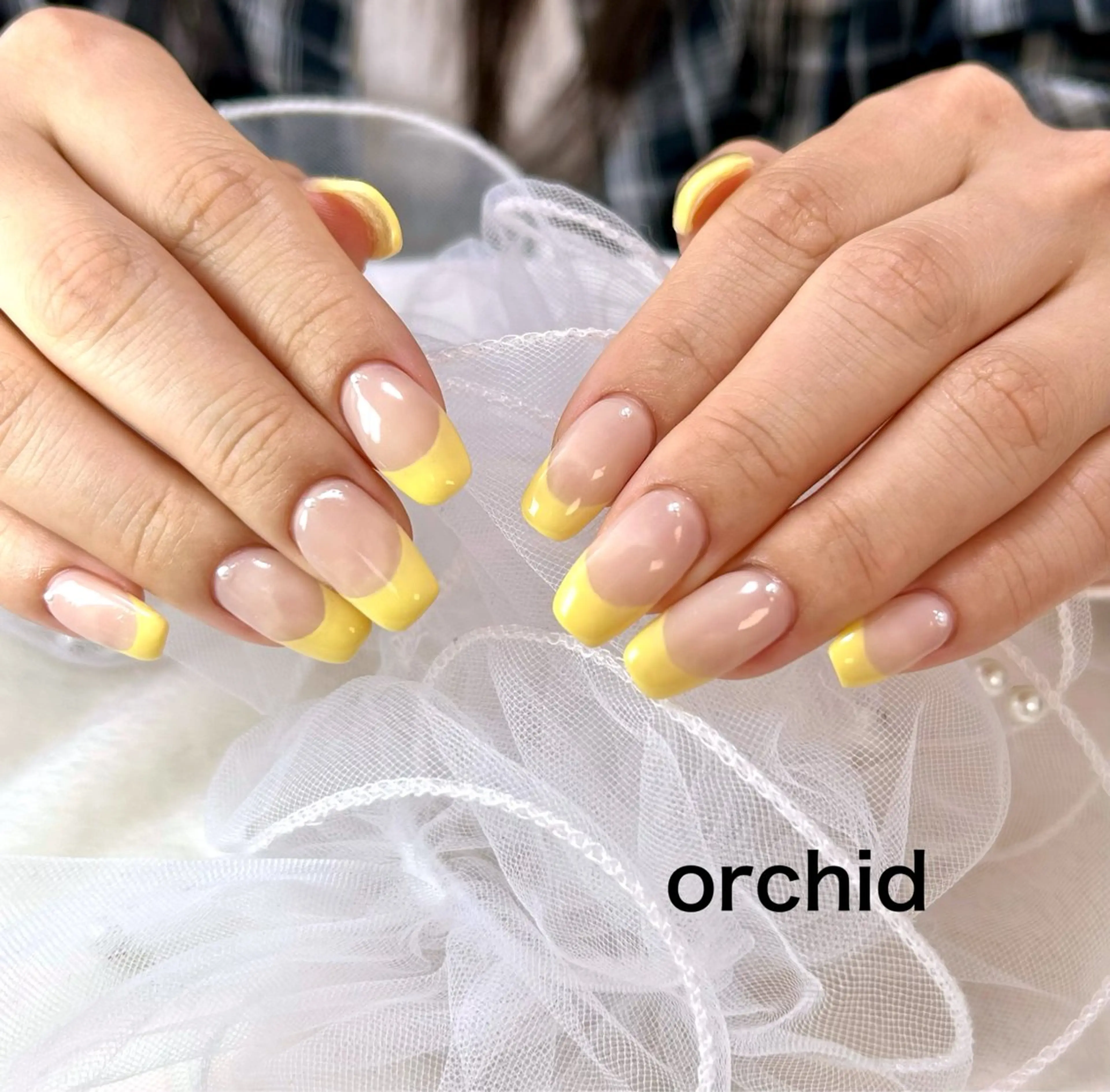 ネイル ハンドネイル orchid ♡オーキッドのネイルデザイン