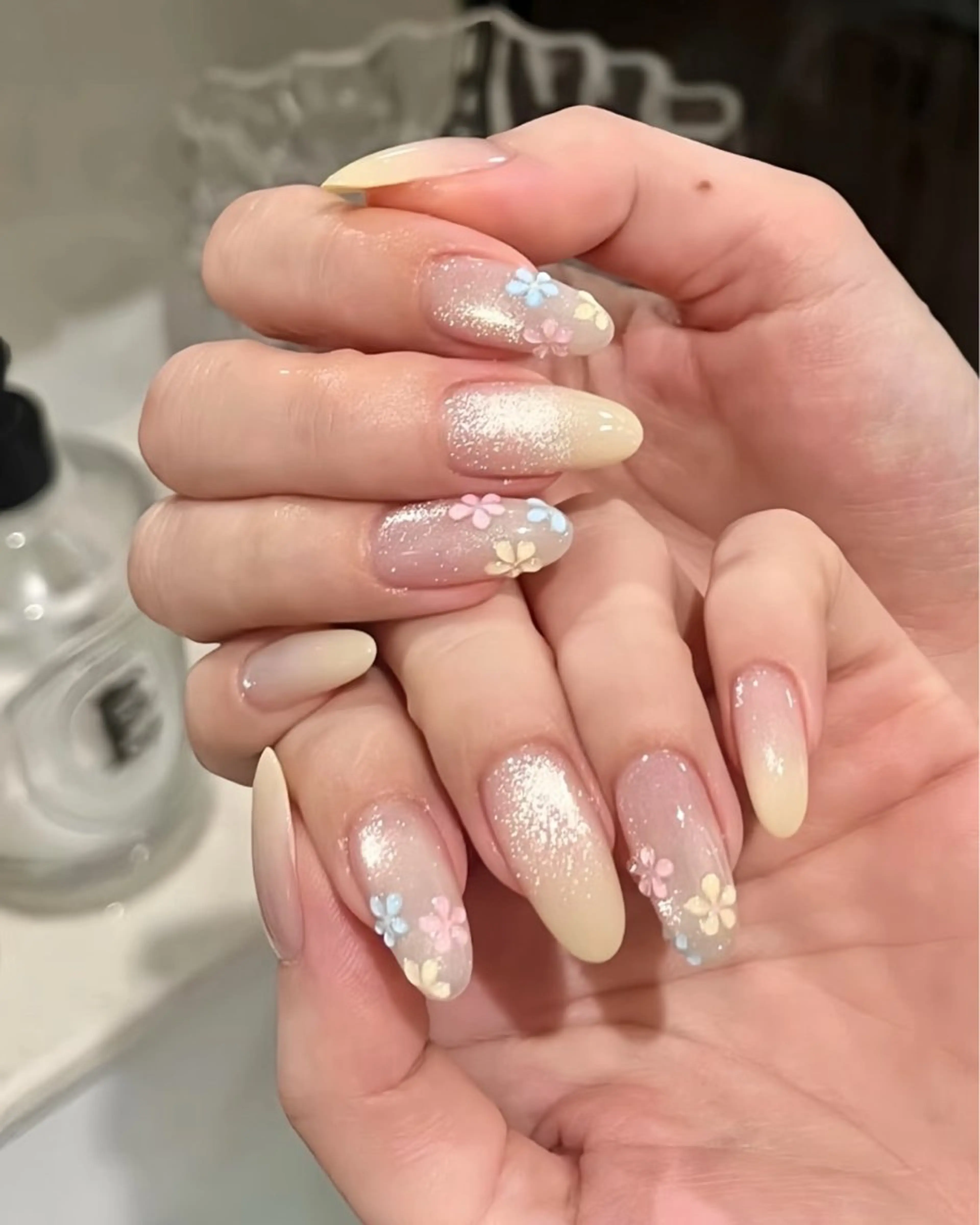 ネイル ハンドネイル ハンドケア flower nail salon所属・あや✨🌸長さだし カワイイ系ピンク専門のネイルデザイン