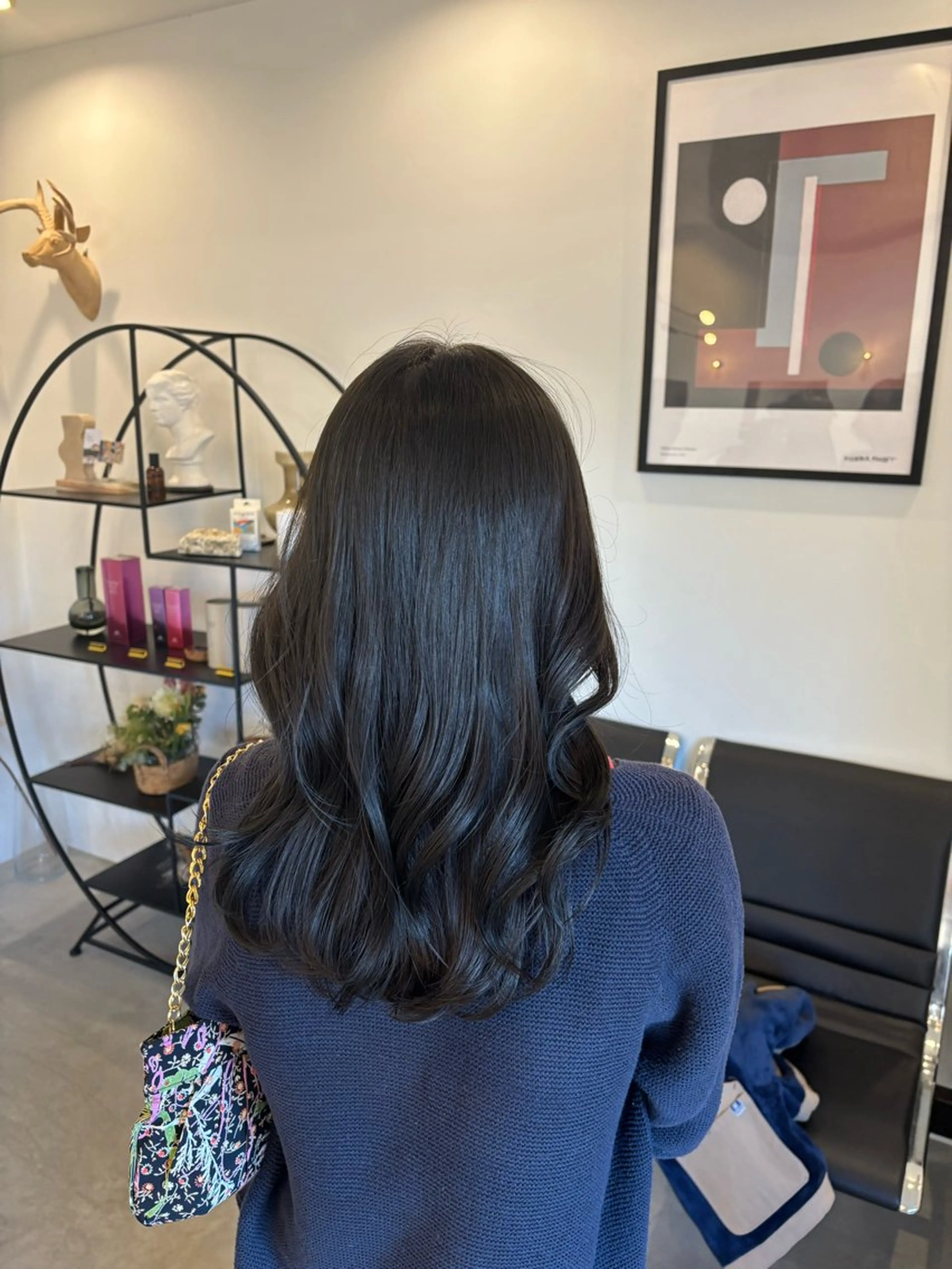 カラー 透明感カラー グレージュ 牧野 花夏のヘアスタイル