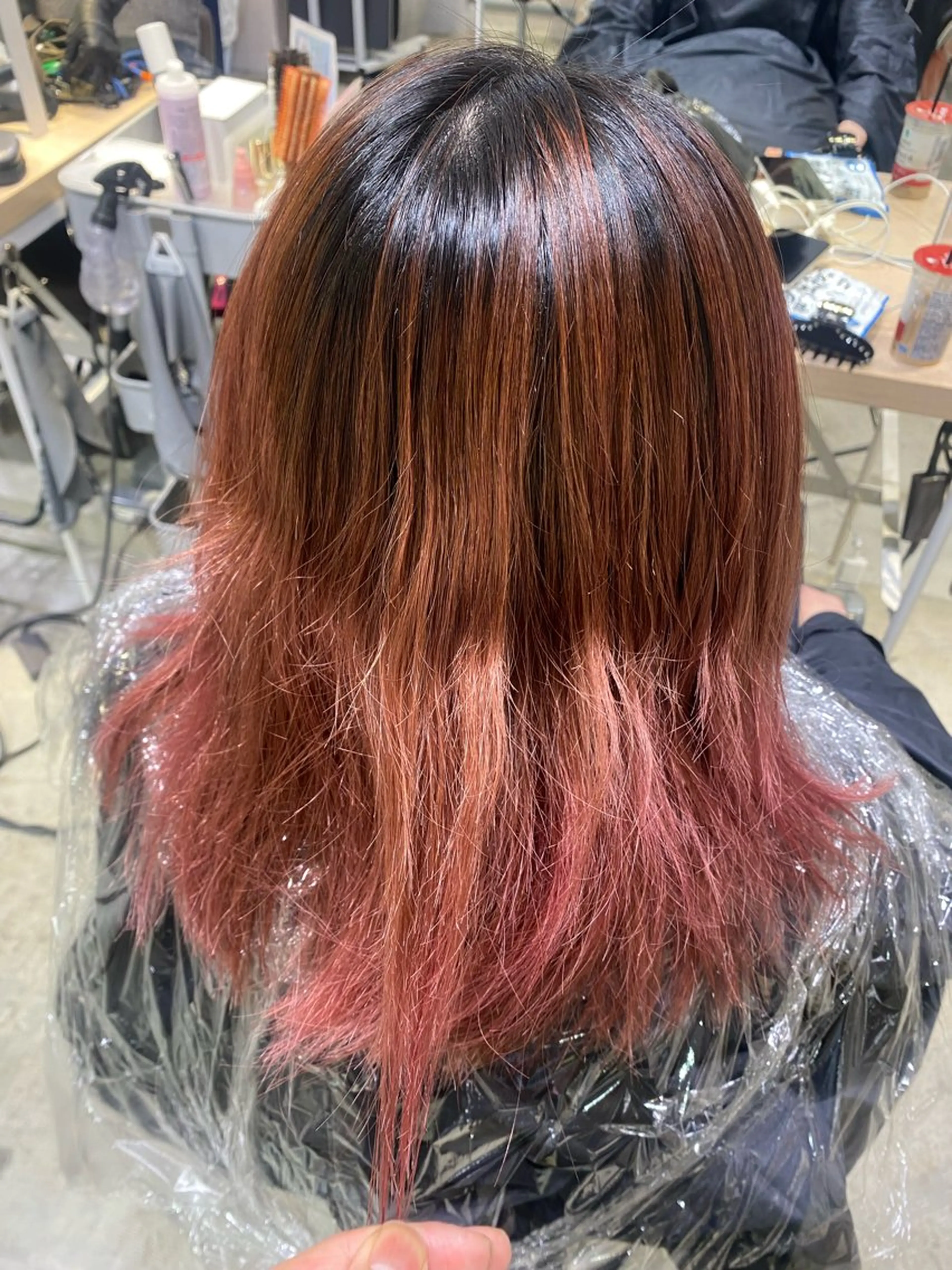 カラー カットモデル FILMSりくのヘアスタイル