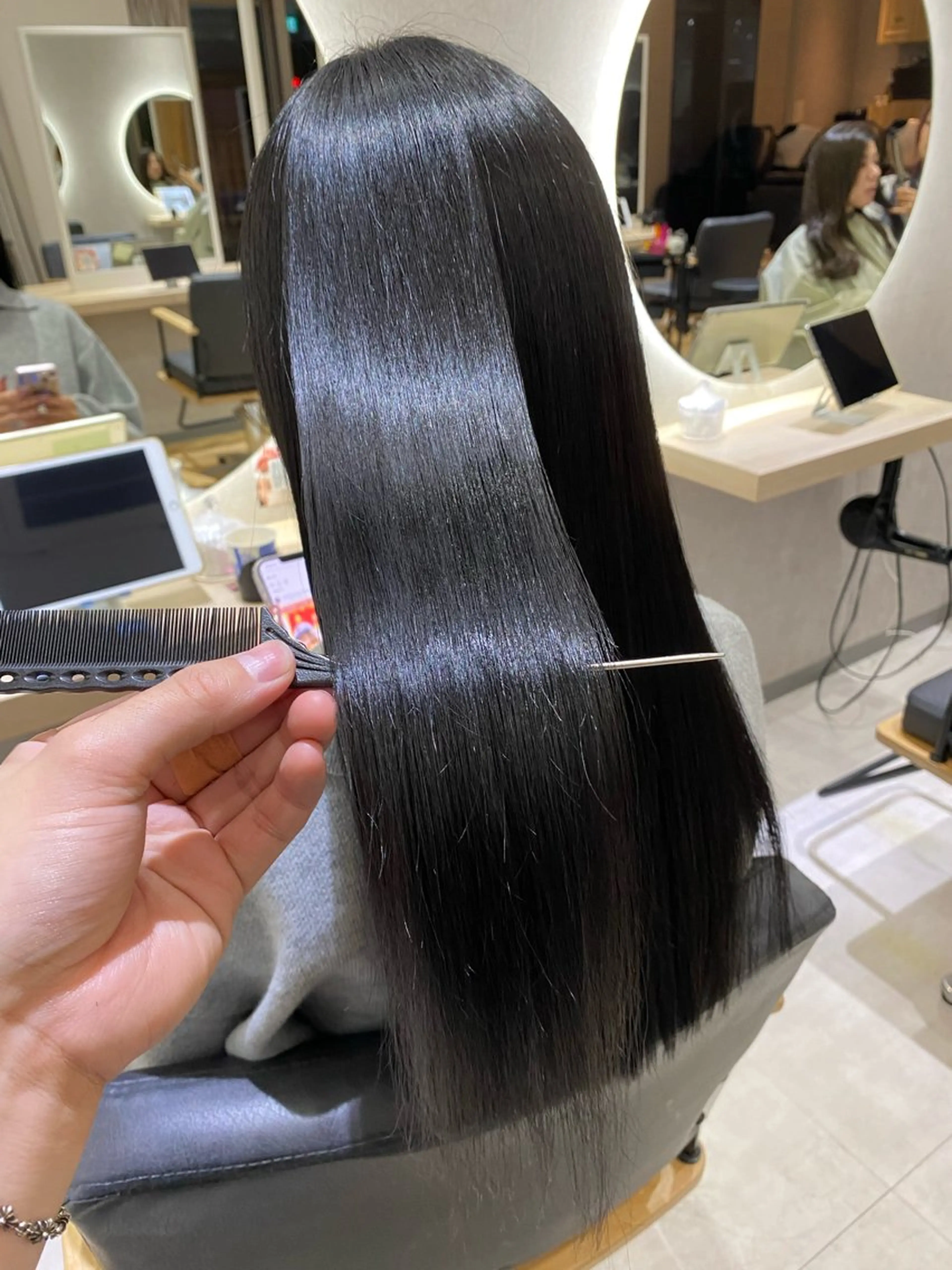 ロング トリートメント men'ssalon Zina天神所属・✨髪質改善/顔周りカ ット/縮毛矯正✨三隅のヘアスタイル