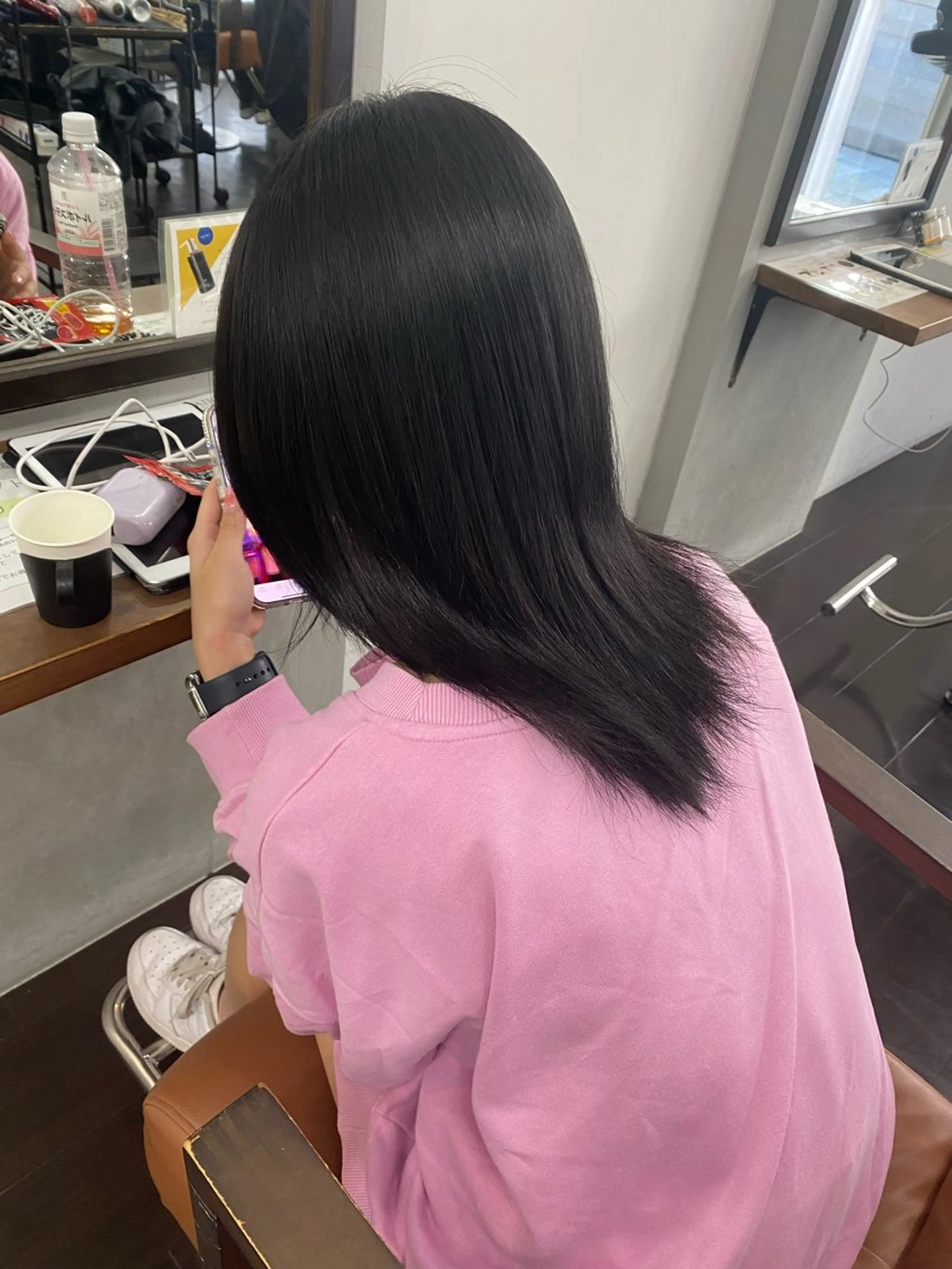 セミロング 🍒ᩚ名駅/艶髪 縮毛矯正/あゆ🍒ᩚのヘアスタイル