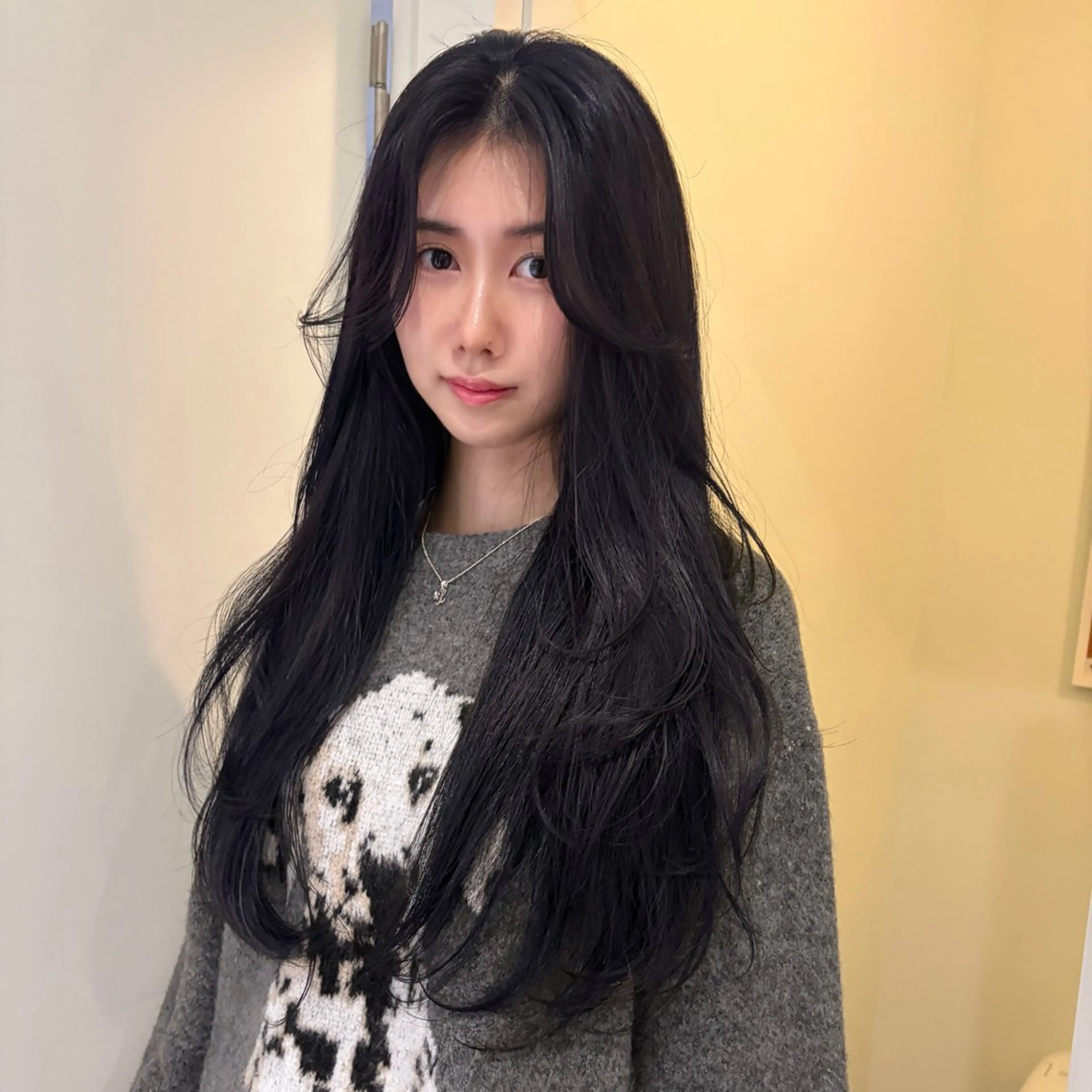 ロング カラー ベージュカラー 黒髪 透明感カラー ダブルカラー レイヤーカット カット ヘアカラー 高発色ブリーチ/ ハイレイヤー🪽aiのヘアスタイル