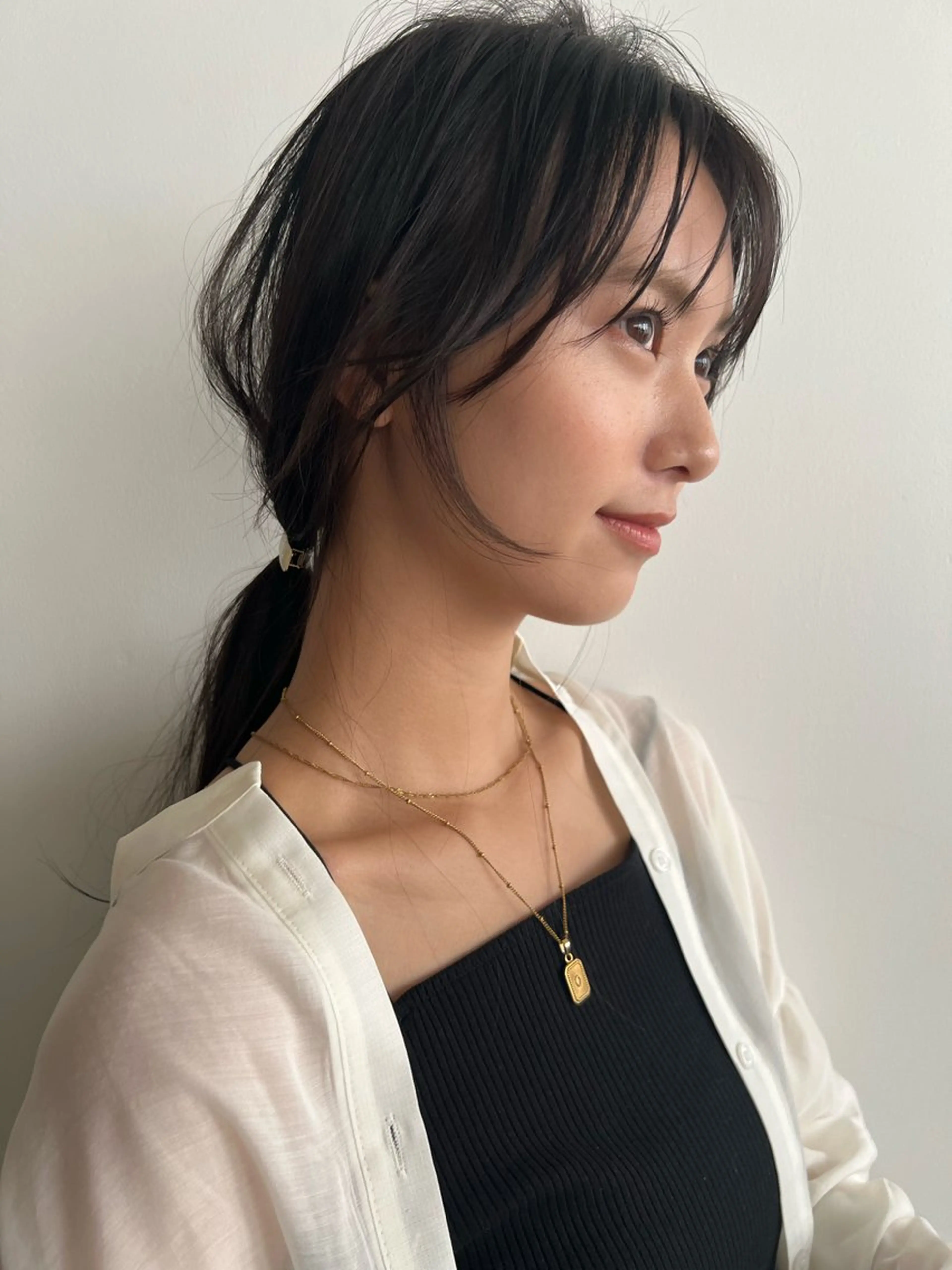 《当日限定》小顔カット+AMASIAカラー+トリートメント¥12100の写真