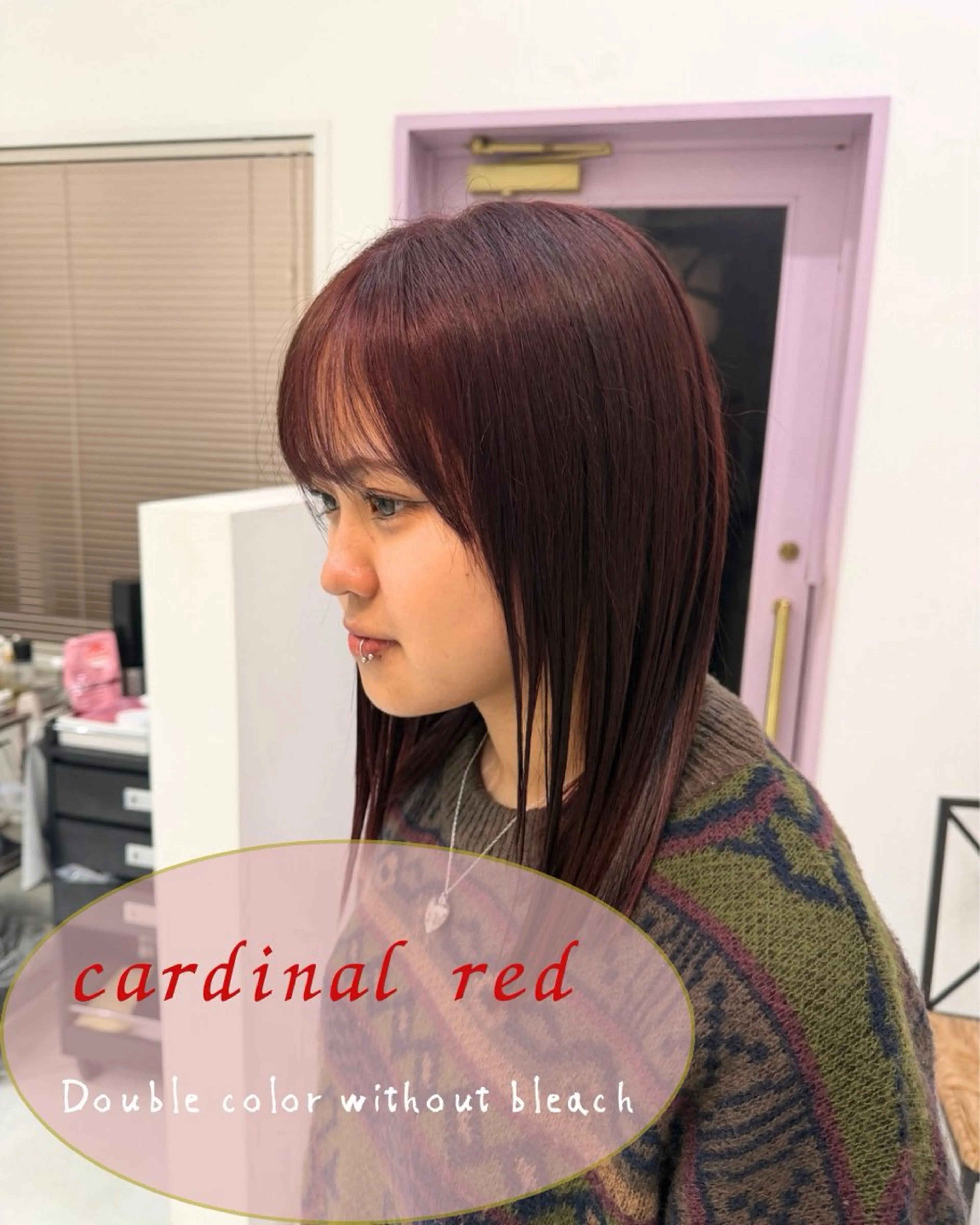 カラー ブリーチ ダブルカラー ブリーチなしカラー 田村 一矩のヘアスタイル