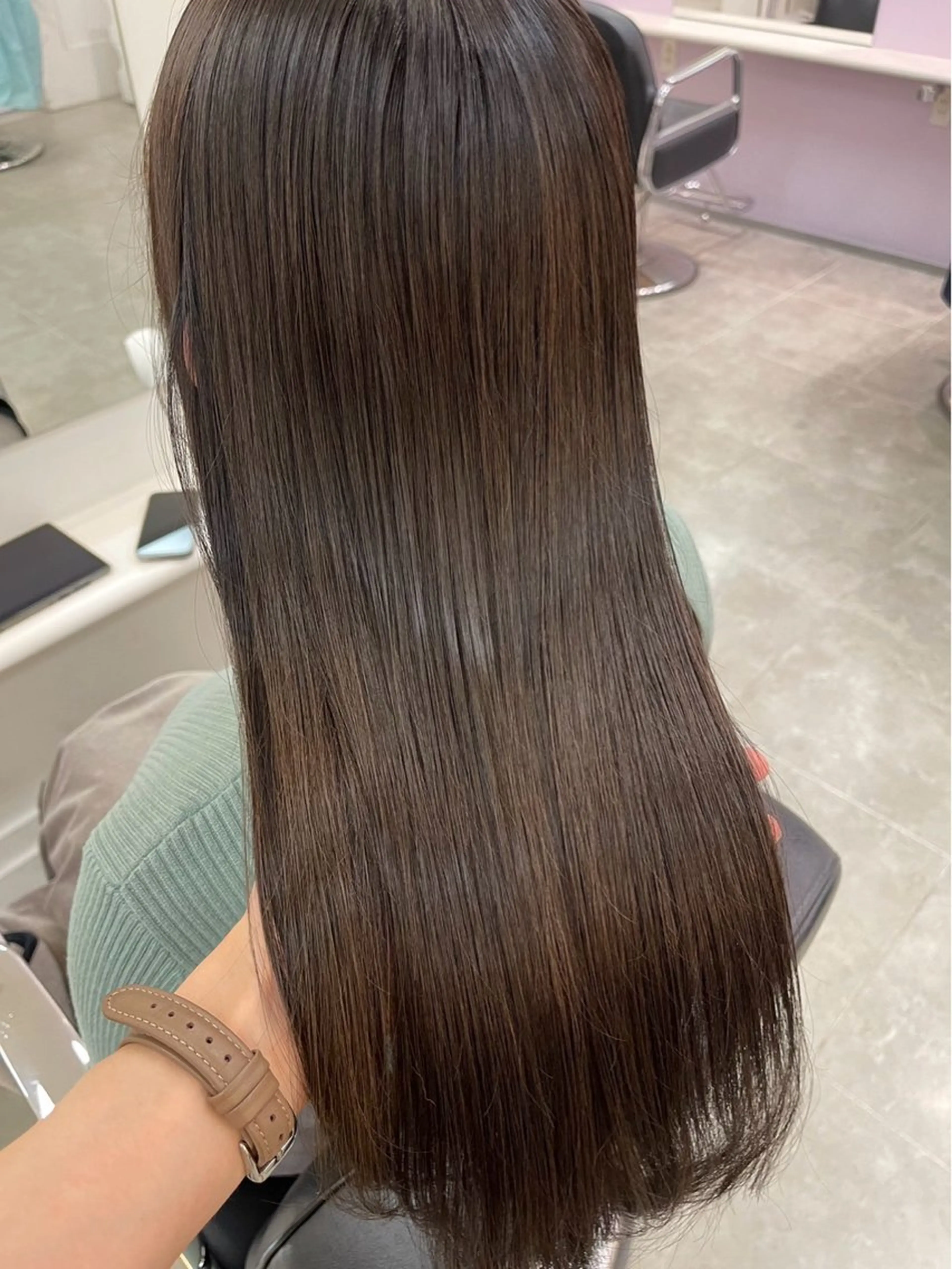 カラー ParveMix 🩶🫧入江 香名のヘアスタイル