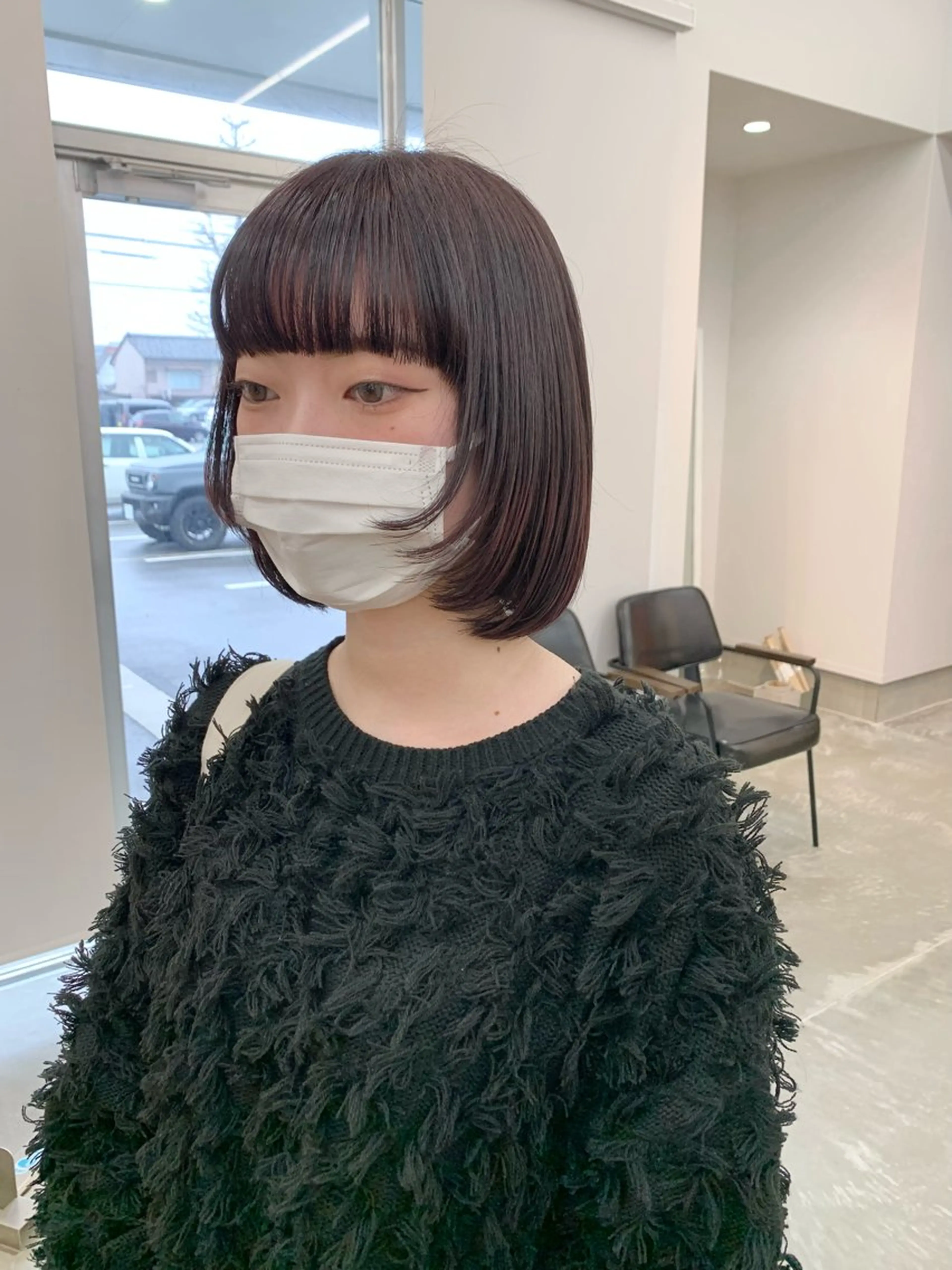 ショート カット ヘアカラー トリートメント 舘谷 愛莉のヘアスタイル