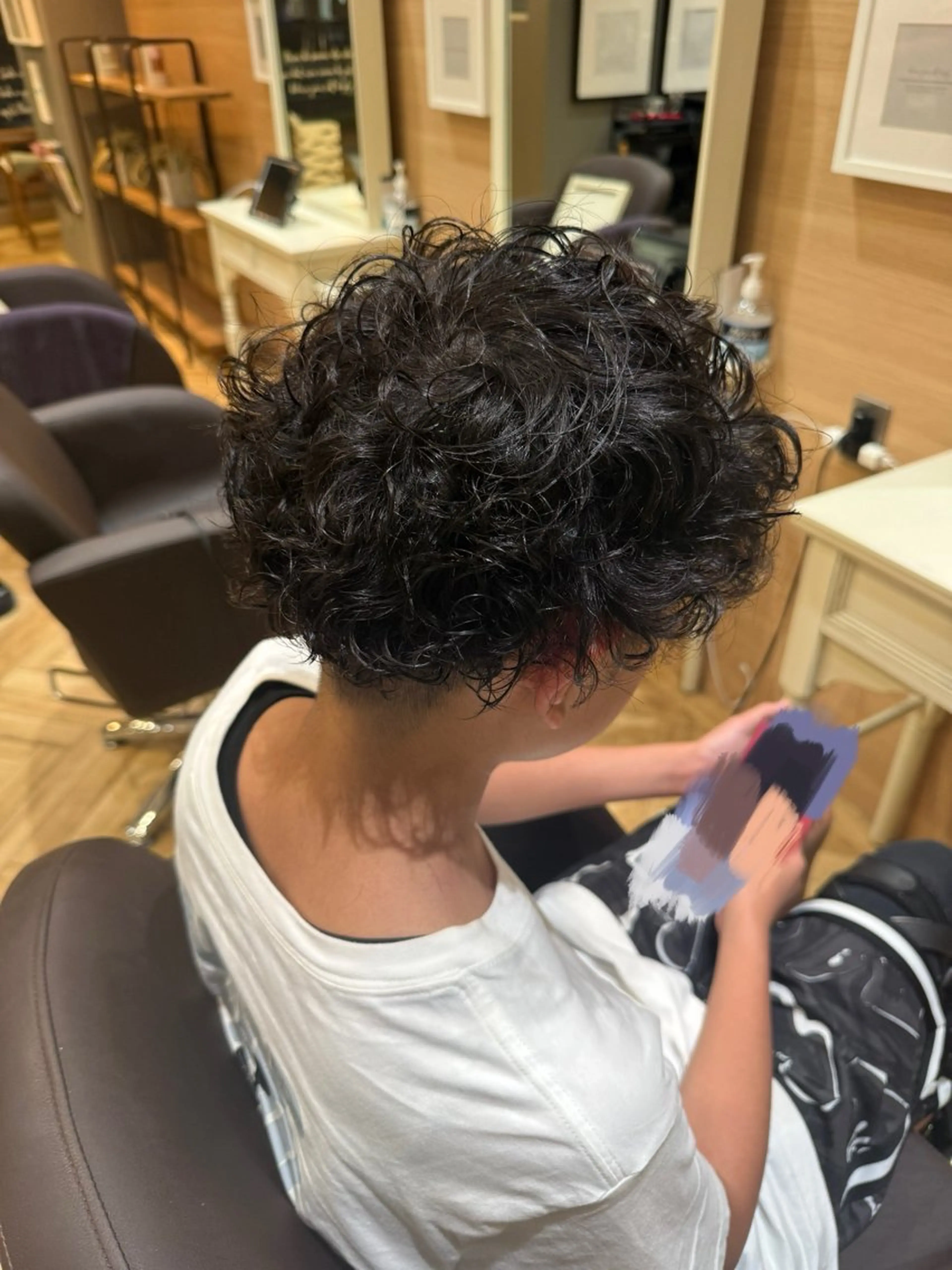 パーマ メンズ メンズパーマ プードルパーマ プードルパーマ 佐々木 ひなたのヘアスタイル