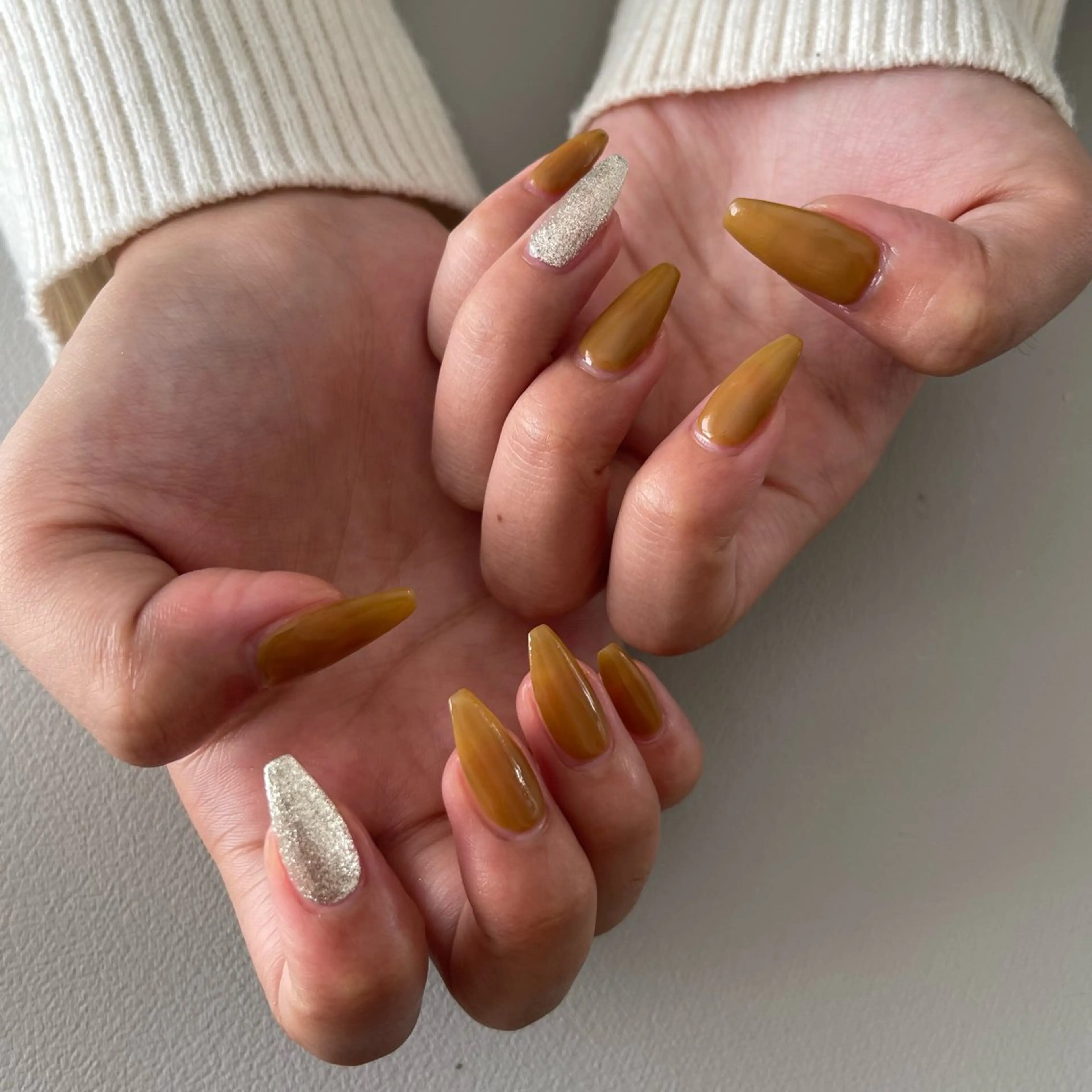 ネイル ワンカラーネイル Luccica nailのネイルデザイン