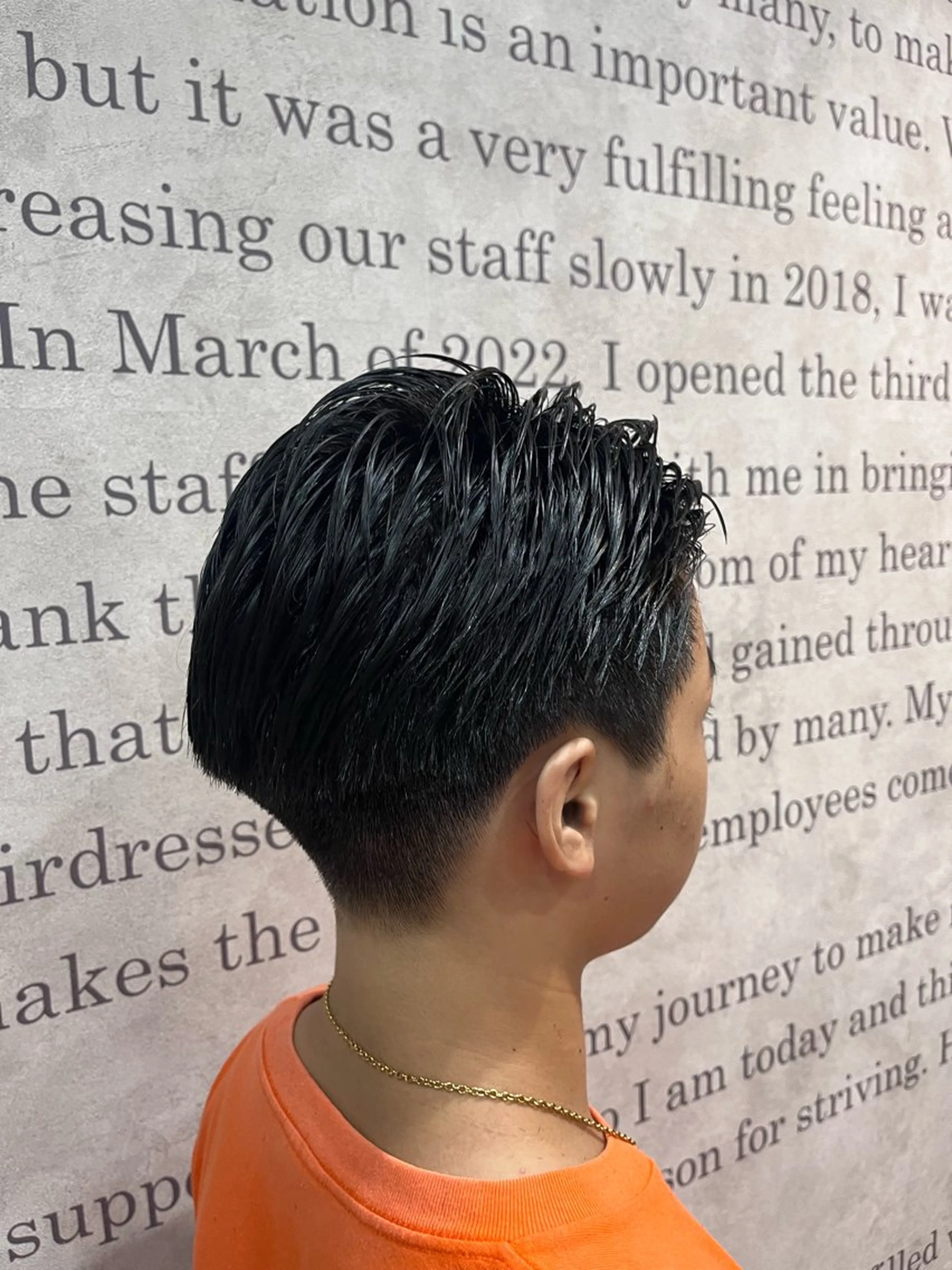 メンズ Dista所属・溝口 右京のヘアスタイル