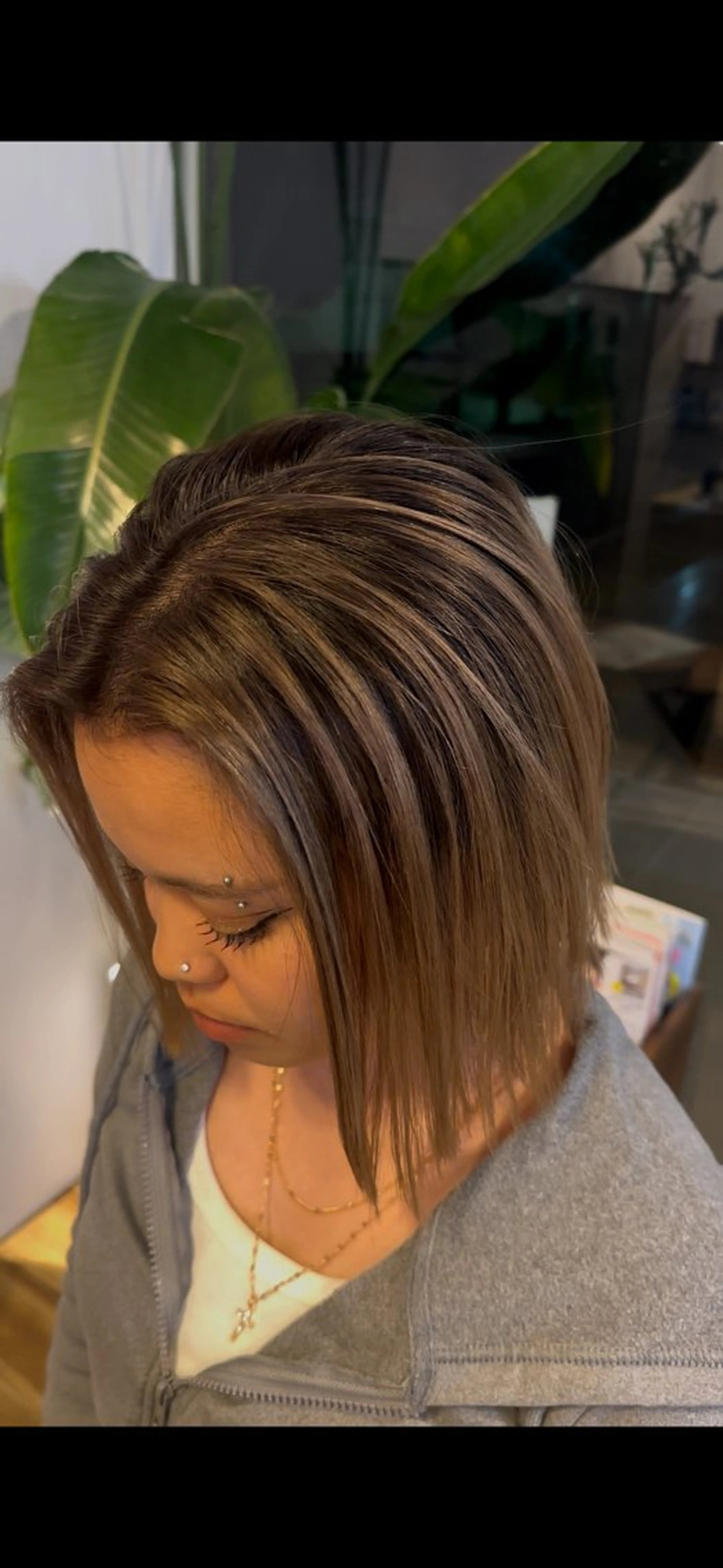 ショート カラー ブリーチ ボブ ヘアカラー 大原 正寛のヘアスタイル