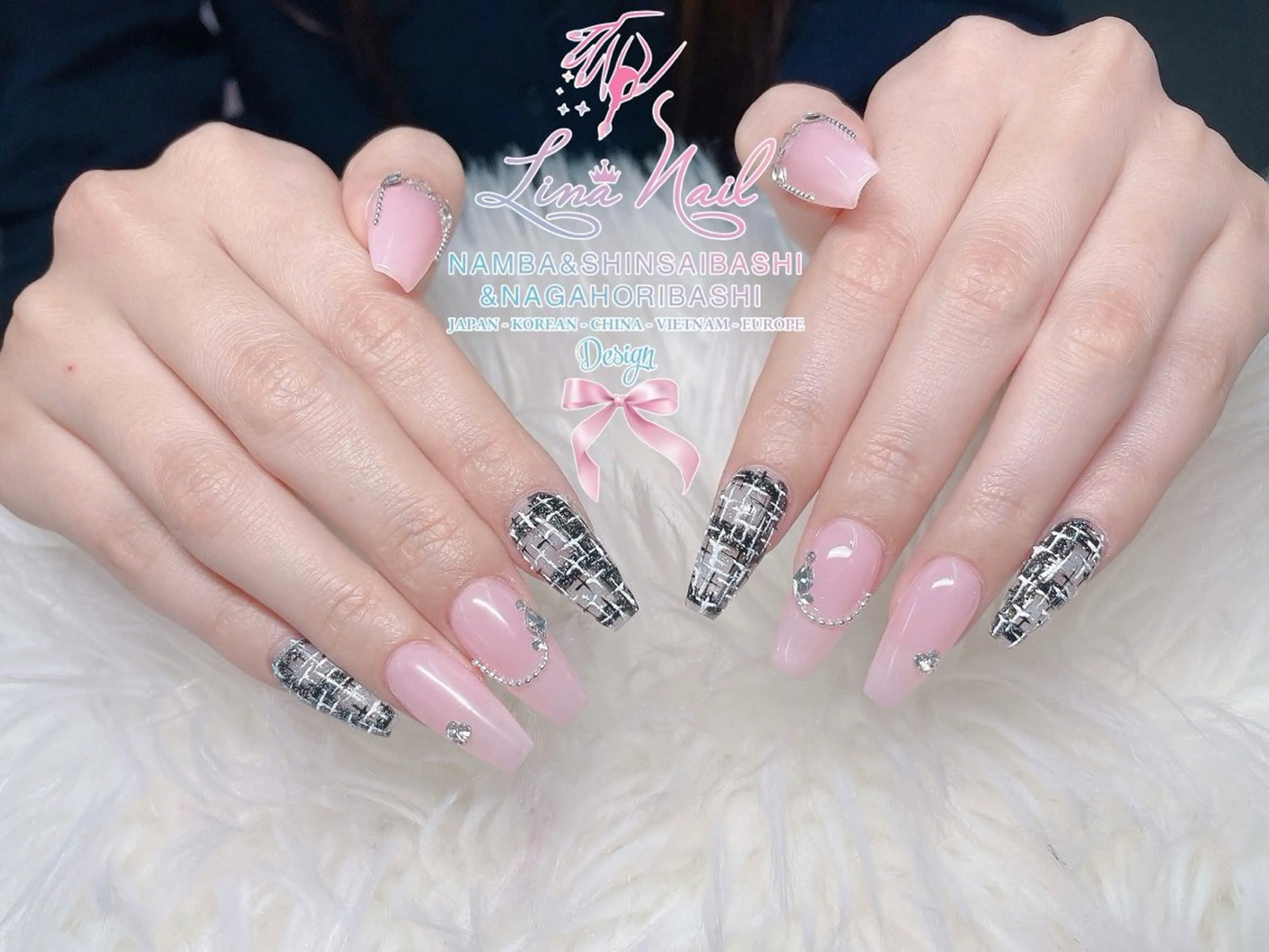 ネイル チークネイル 桜ネイル フラッシュネイル フットネイル ジェルネイル リナネイル 長堀橋店／東心斎橋店のネイルデザイン