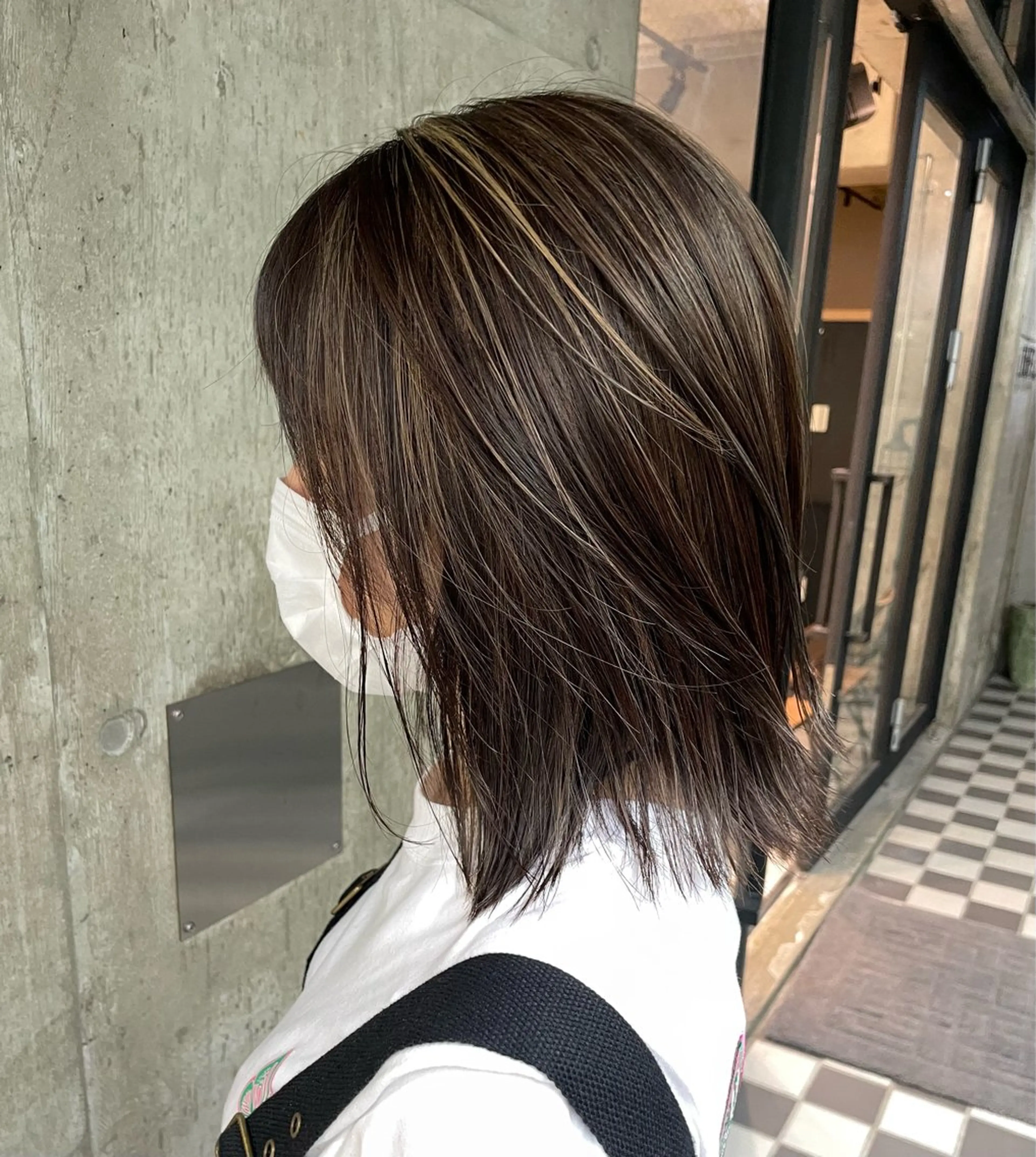 ミディアム ハイライト 🫧ハイライトカラー 🫧 𝓜𝓘𝓤のヘアスタイル