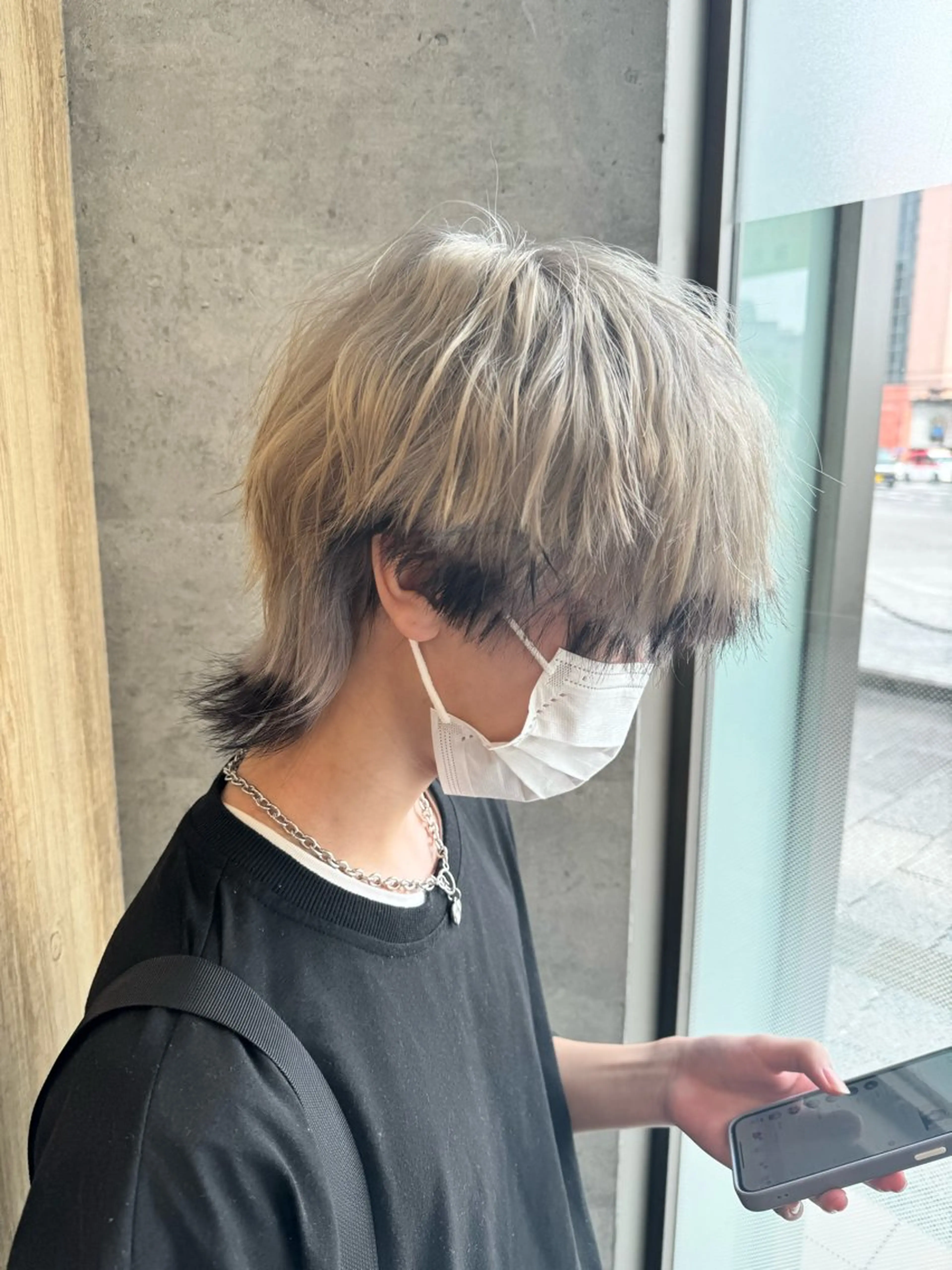 ミディアム カット ヘアカラー 山口 明日花のヘアスタイル