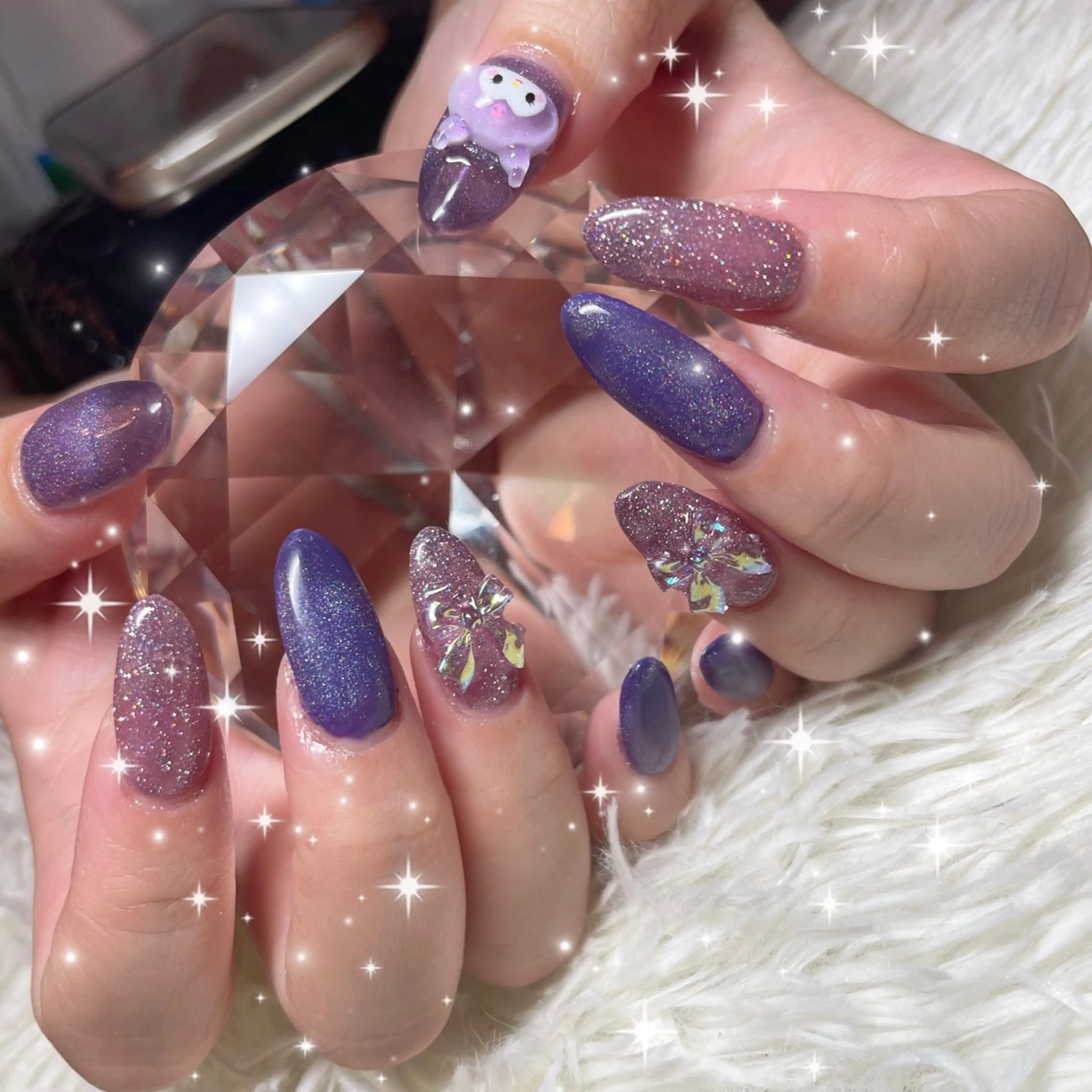 ネイル 長さ出し プライベートサロン le'aのネイルデザイン