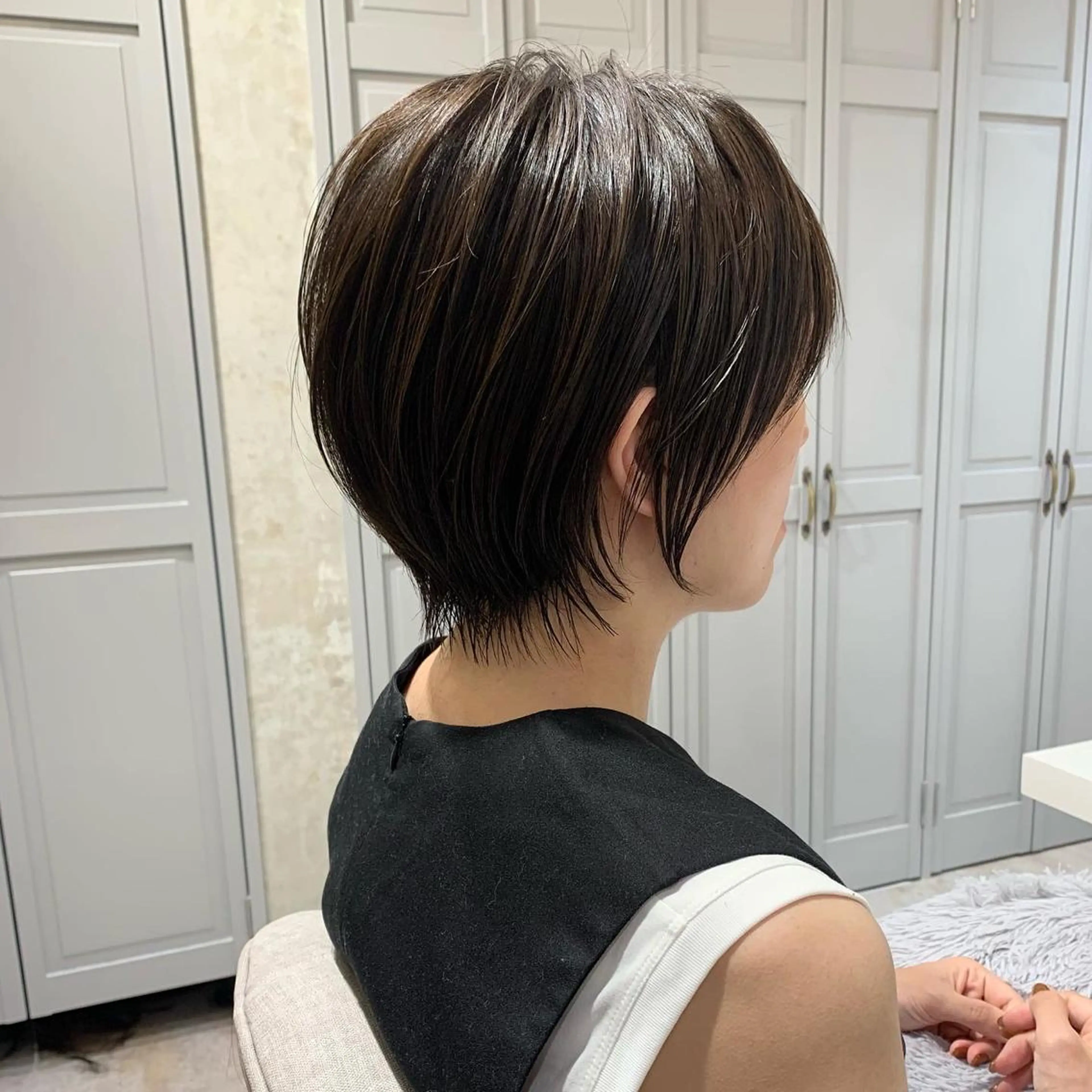 ショート おのだ あやなのヘアスタイル
