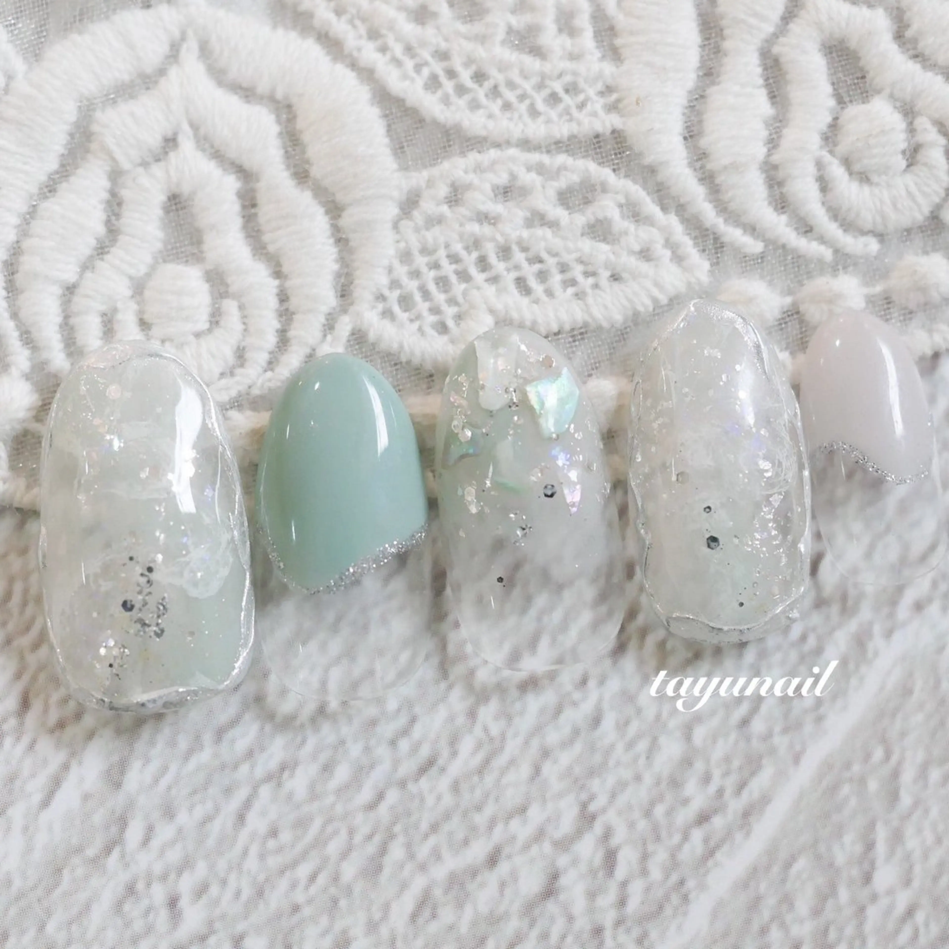 ネイル アートネイル ジェルネイル ニュアンスネイル ワンカラーネイル パラジェル ネイルサロン・ネイルスクール　たゆnail所属・ネイルサロン 【たゆnail】のネイルデザイン