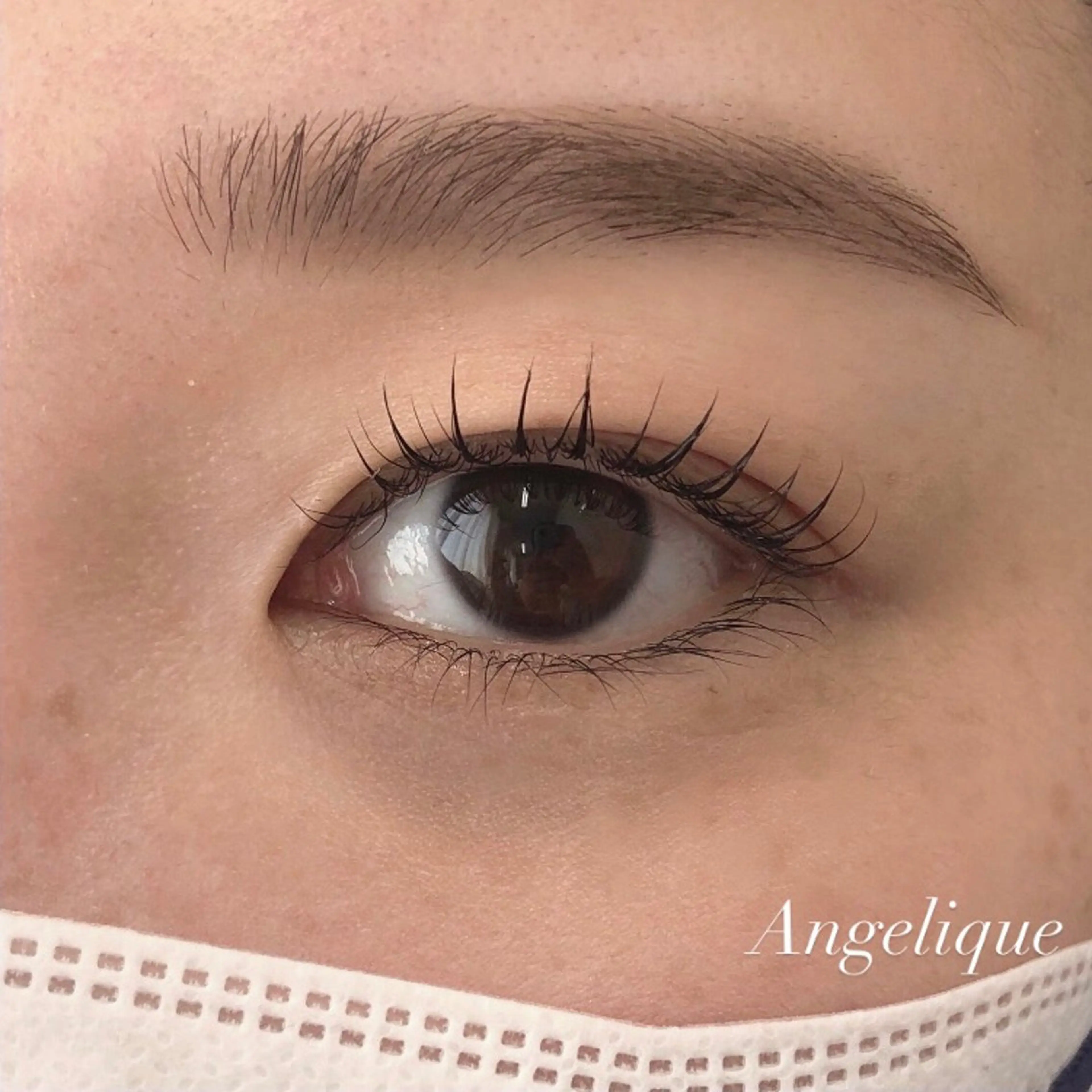 マツエク・マツパ 一重×まつ毛パーマ 小山 澪のマツエク・マツパデザイン