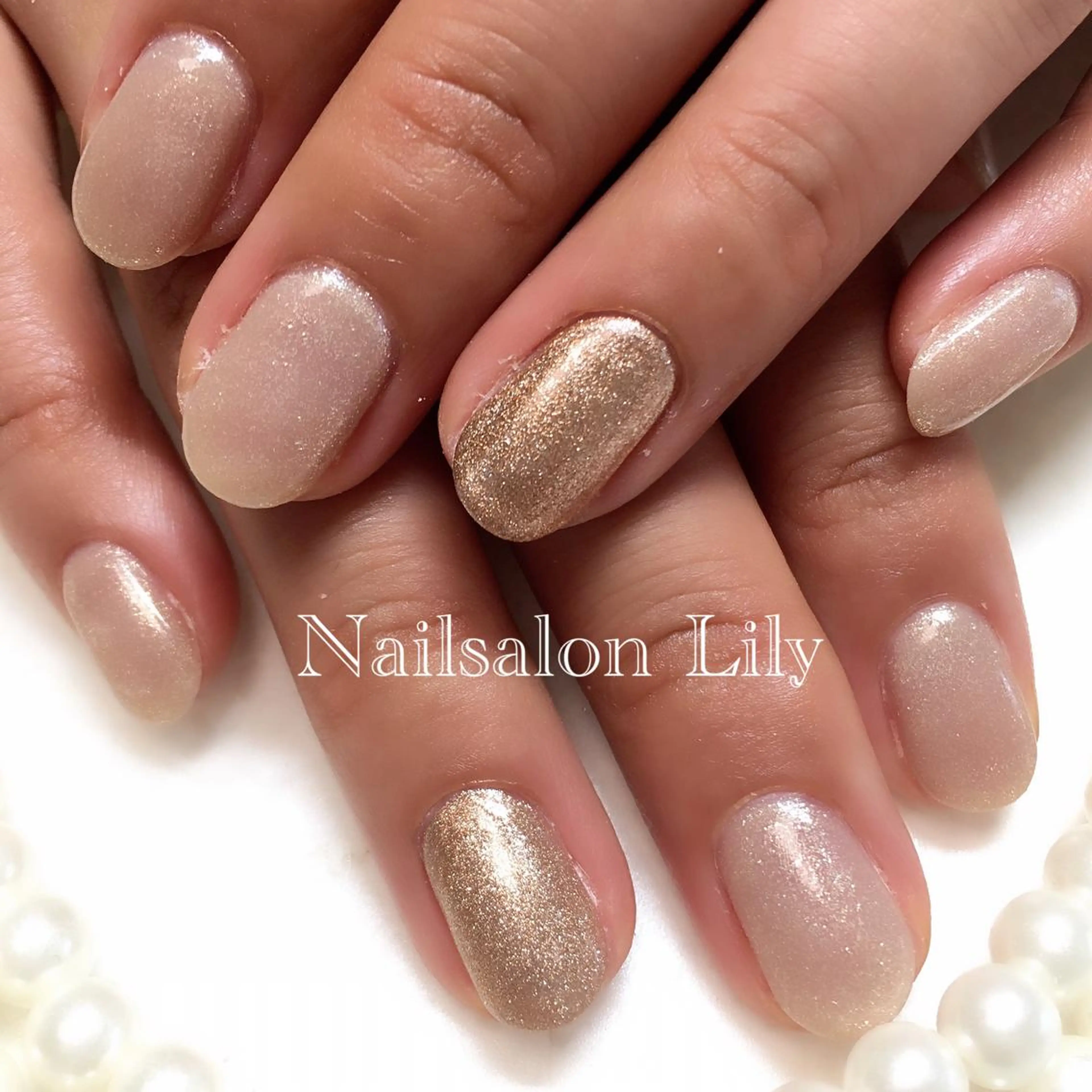 ネイル キラキラネイル Nailsalon Lilyのネイルデザイン