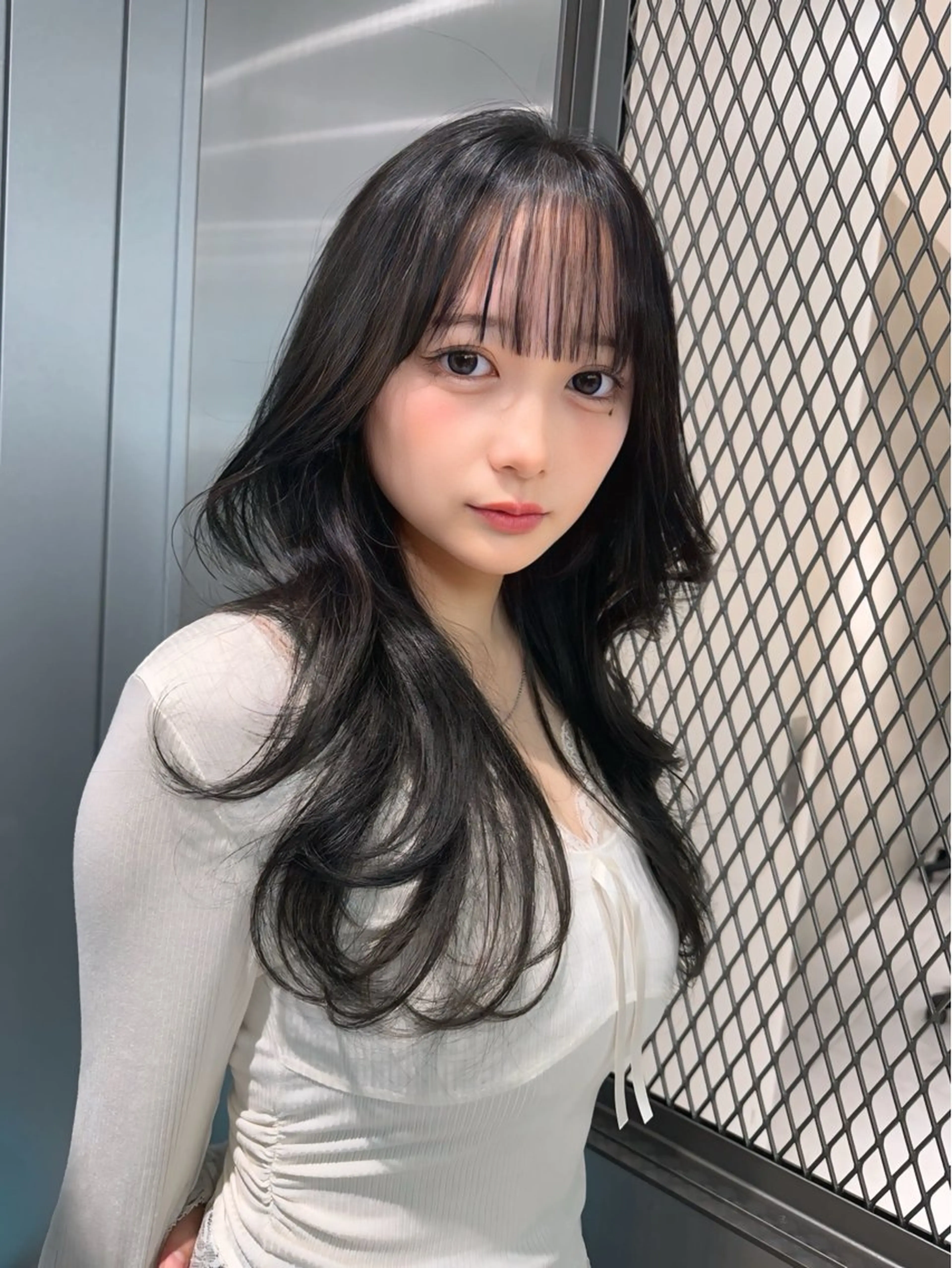 ロング カラー カット トリートメント Lond mare レイヤーカット/韓国のヘアスタイル