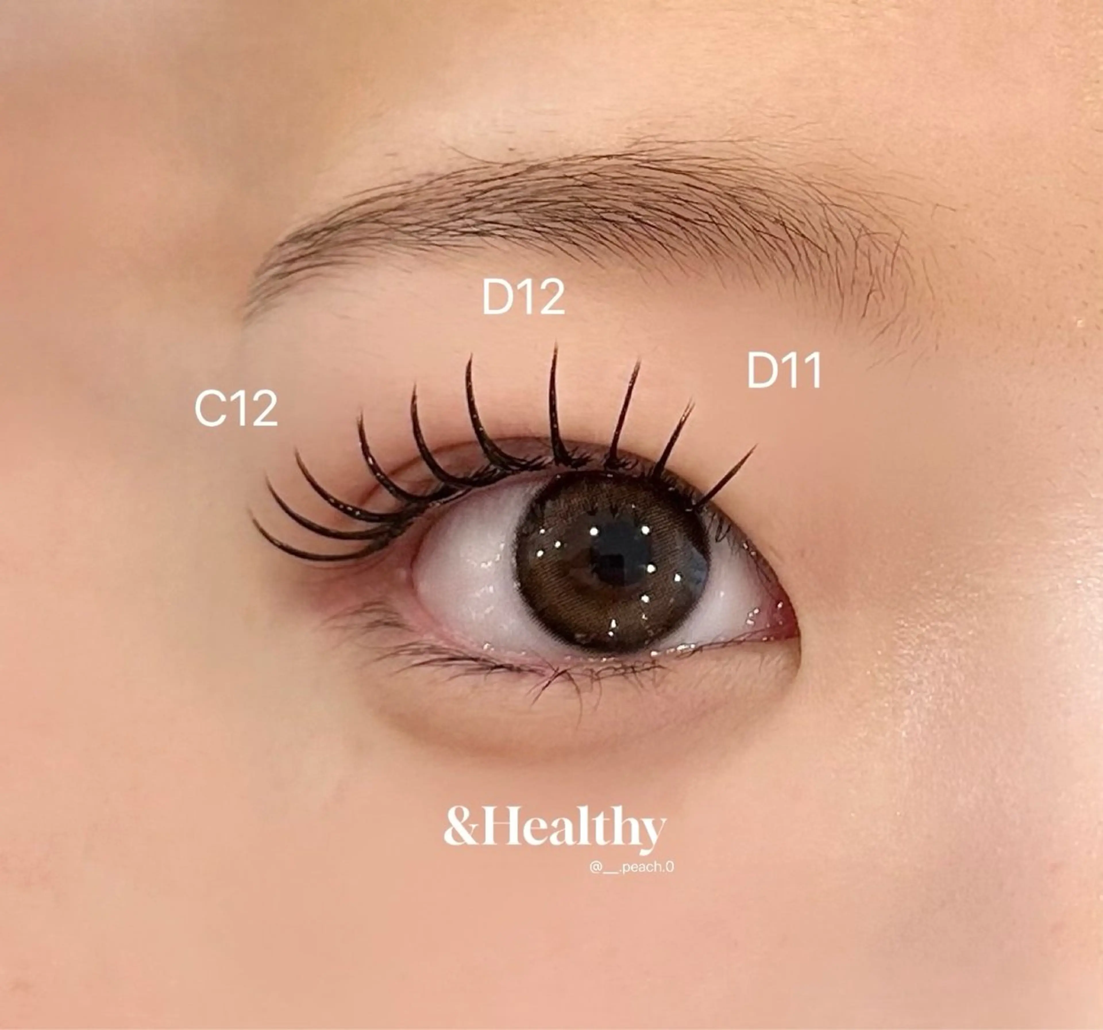 マツエク・マツパ フラットラッシュ ナチュラル マツエク Olivia 村上のマツエク・マツパデザイン