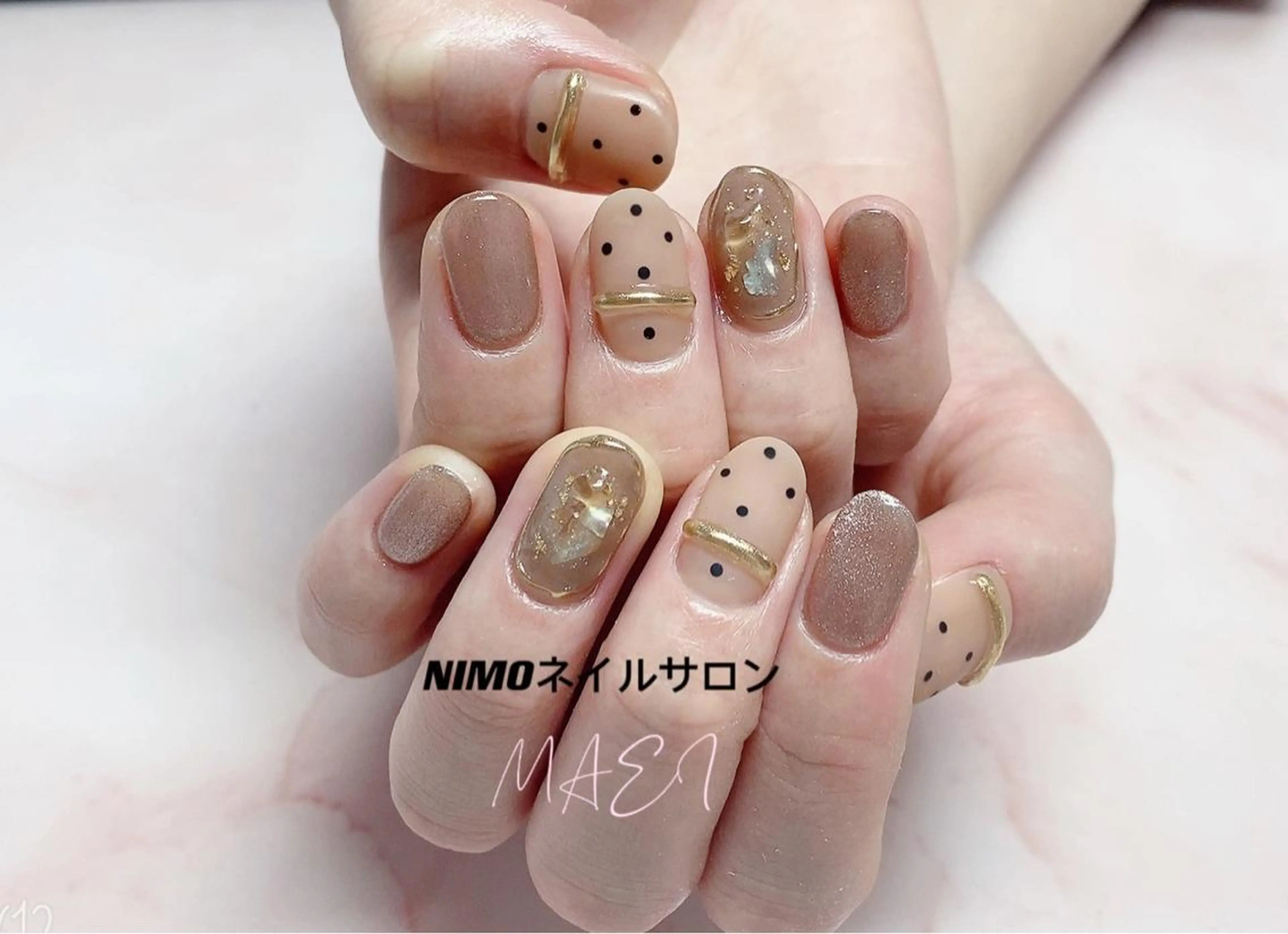 💖ススメイ(オシャレなデザイン)定款コース2️⃣(オフ無料ケア込み)🉐️🉐️🉐️色変更OKの写真