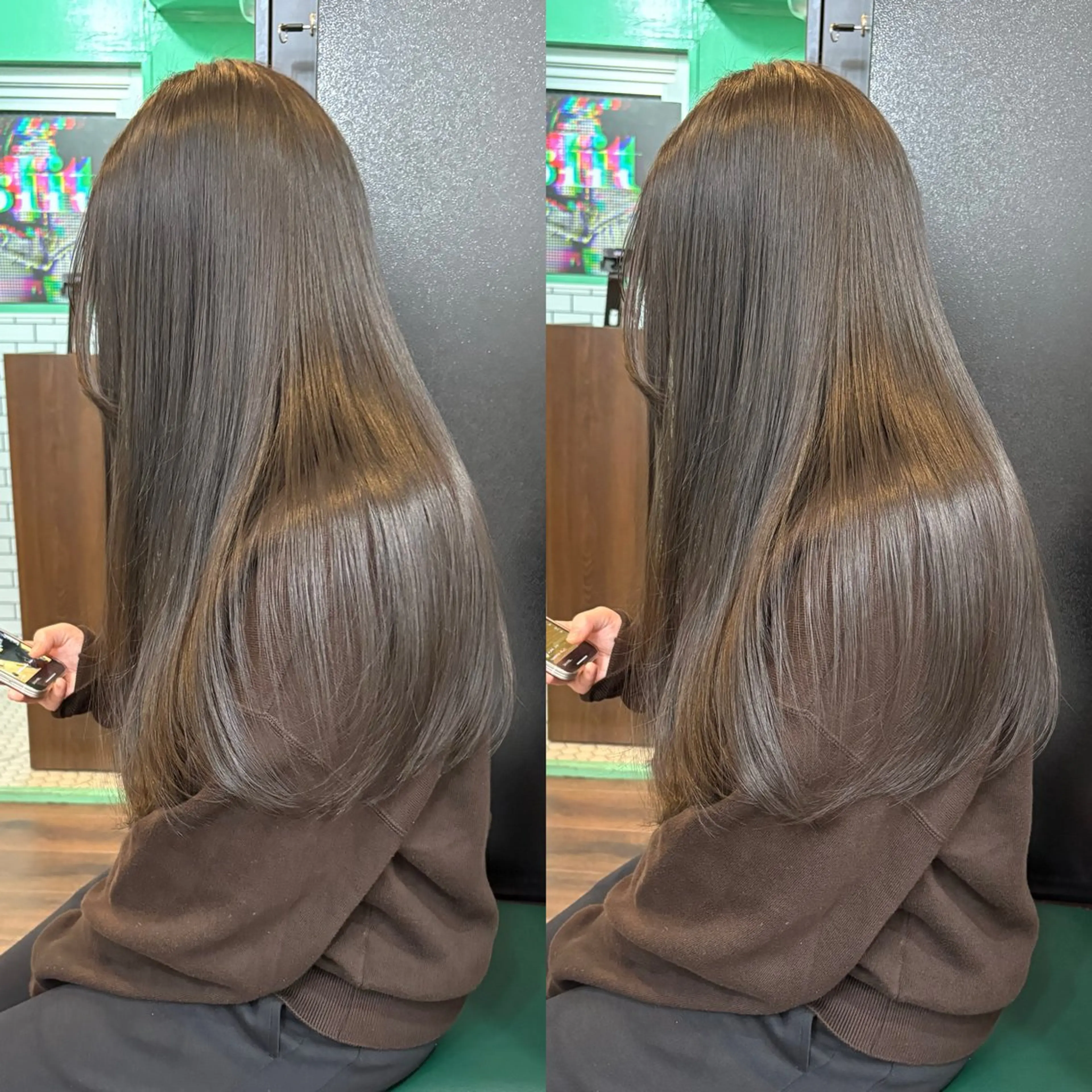 ロング ヘアカラー なんば🍓 似合わせカラー🐬のヘアスタイル