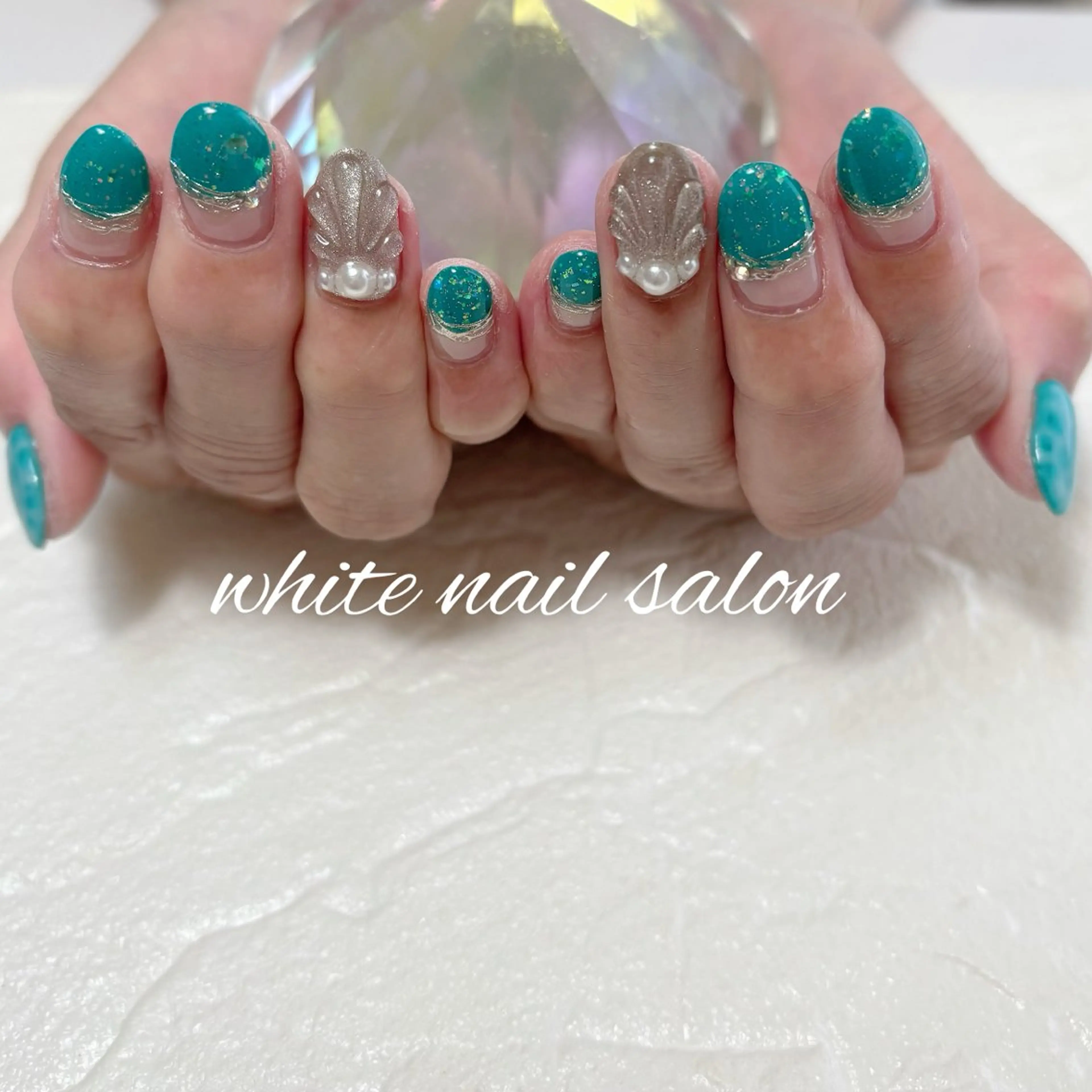 ネイル フットネイル ハンドネイル white nail salonのネイルデザイン