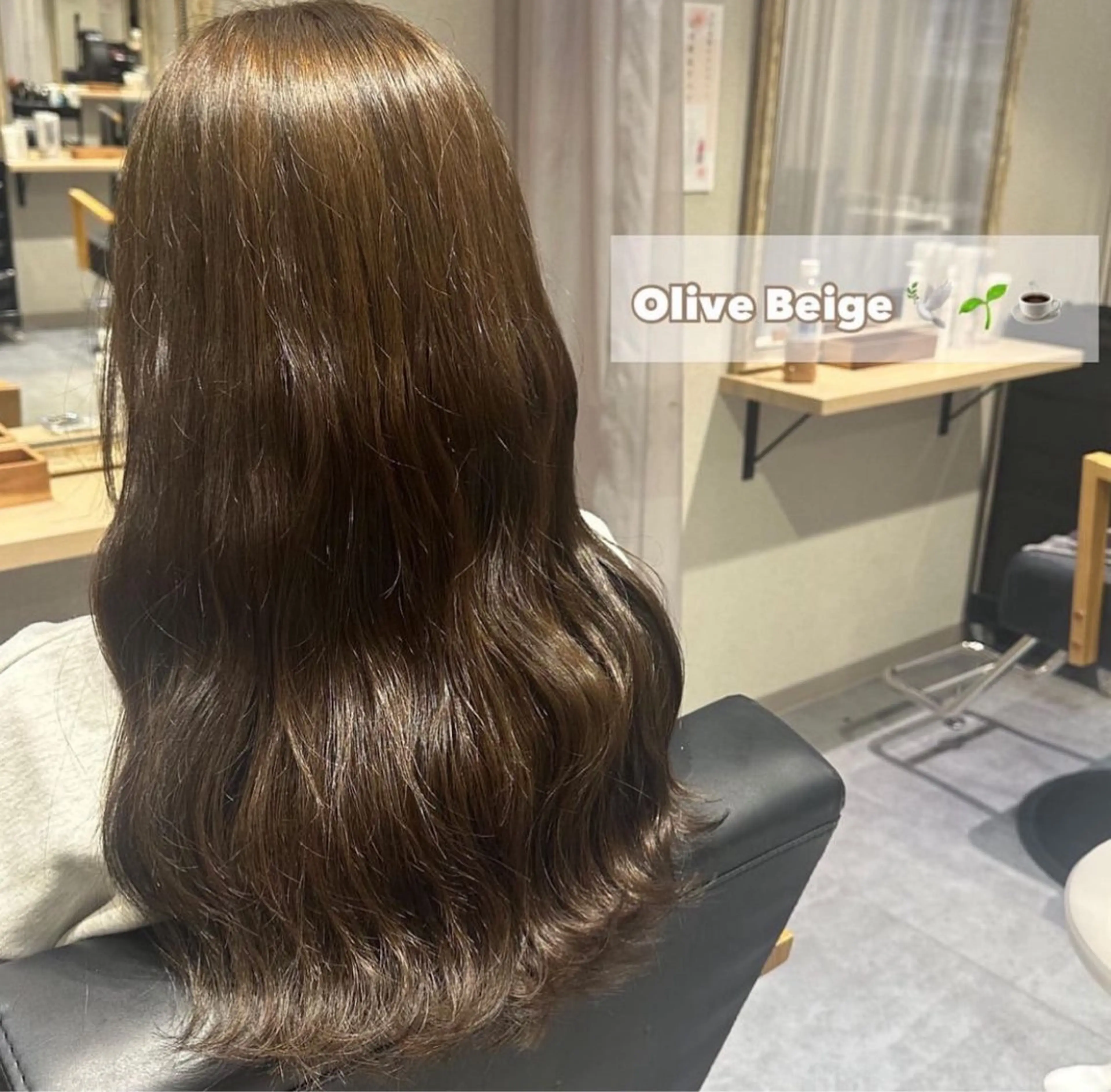 ロング 福井 優羽のヘアスタイル