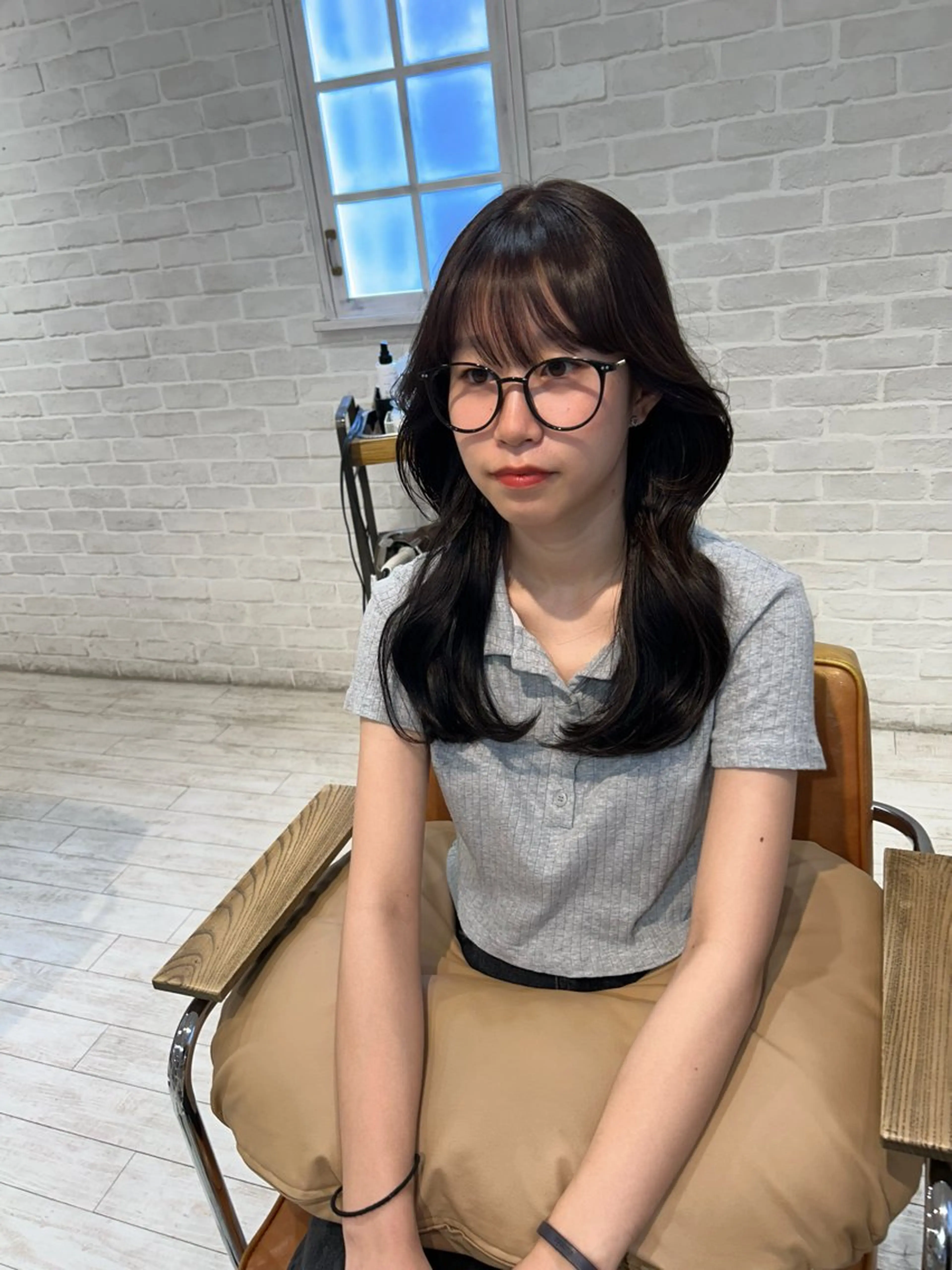 ロング グランジフェミニン 🪽比内千聖のヘアスタイル