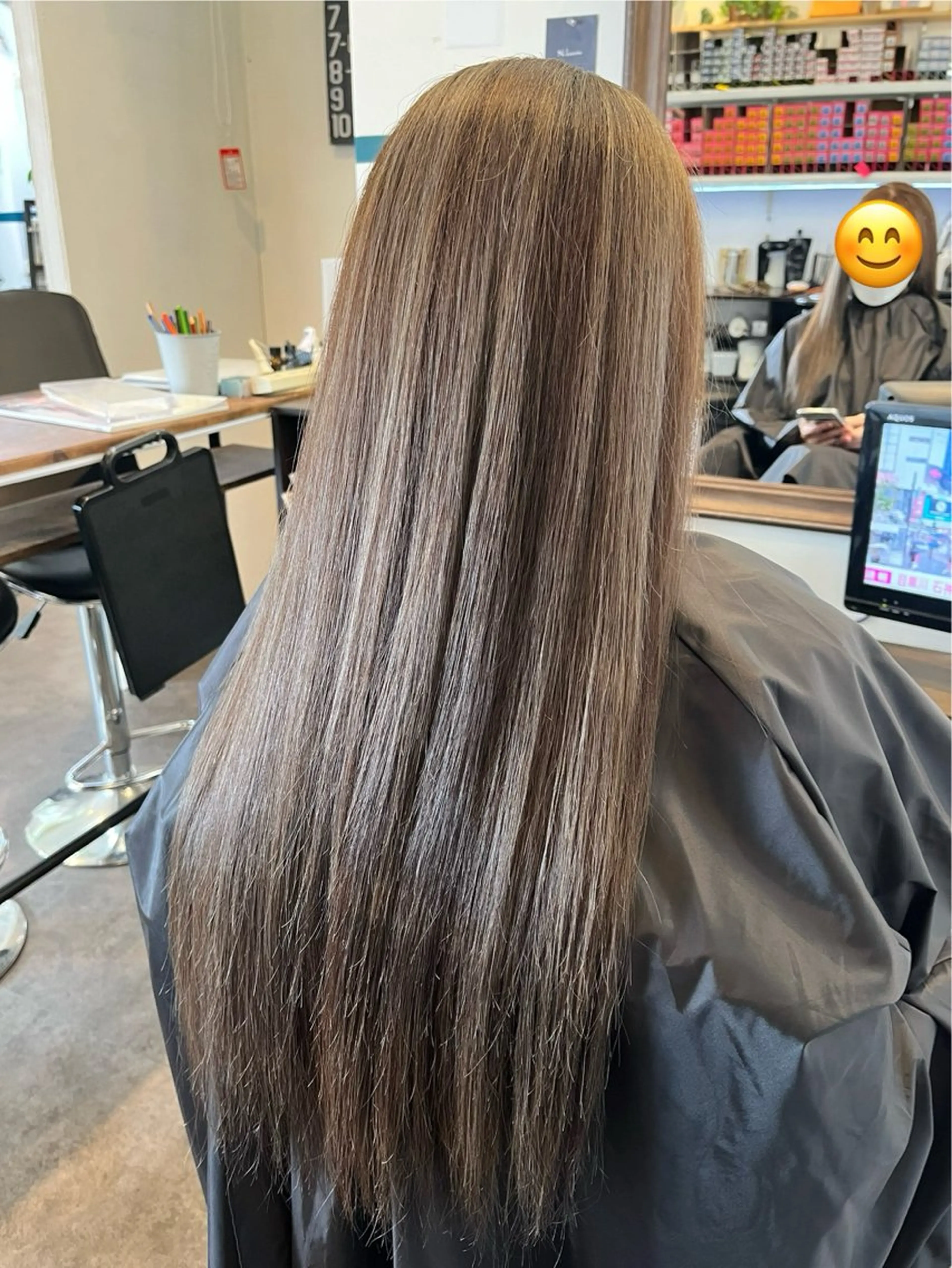 ロング カラー 髪質改善 si6【シーム】 小田みきのヘアスタイル