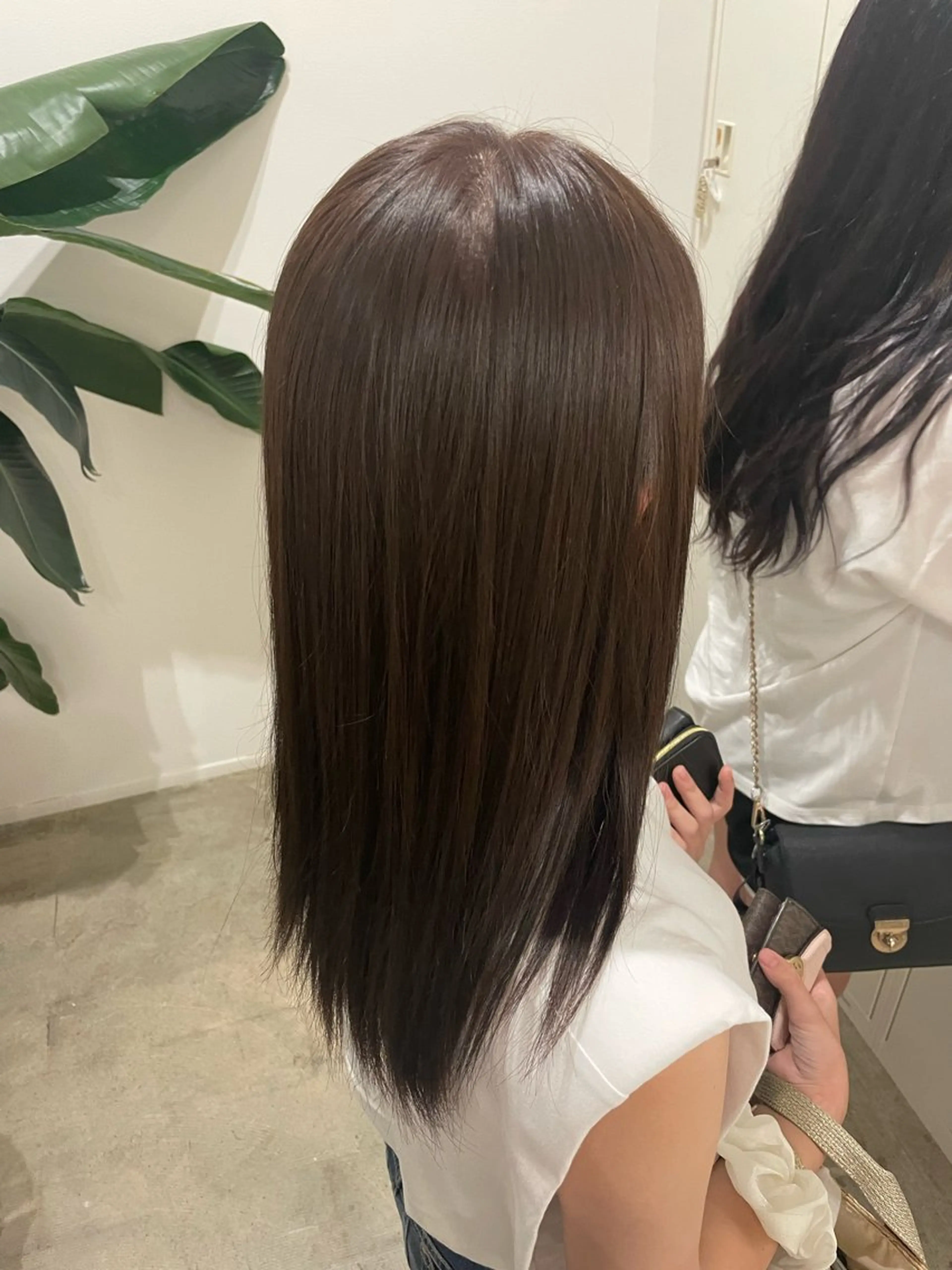 セミロング カラー ベージュカラー ブラウンカラー ブラウンベージュ eclat hair's BEAU group所属・吉川 莉央のヘアスタイル